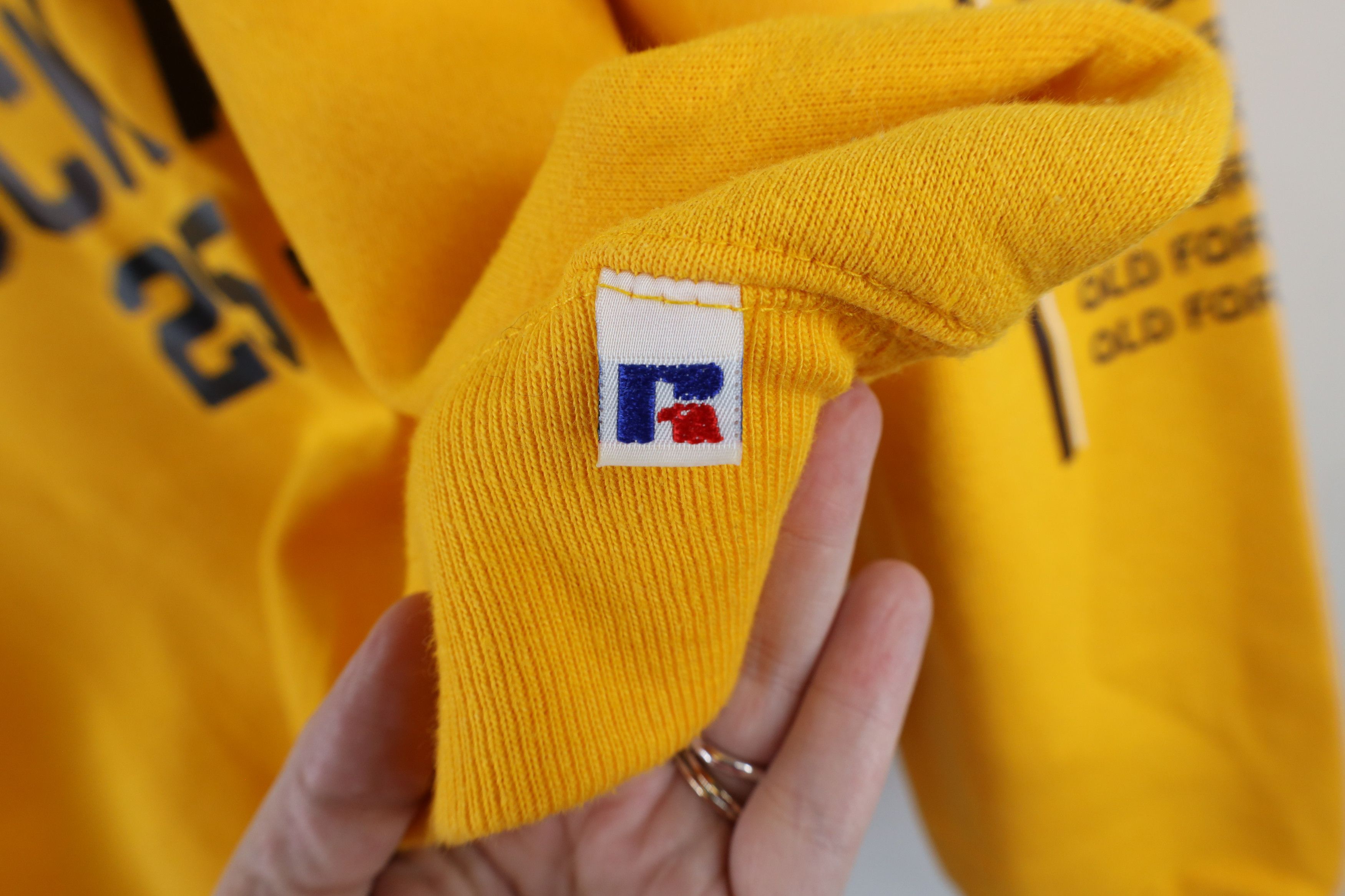 Russell Athletic × Vintage Vintage 80s Russell Athletic Stockaders Football Sweatshirt Size US M / EU 48-50 / 2 - 7 Thumbnail