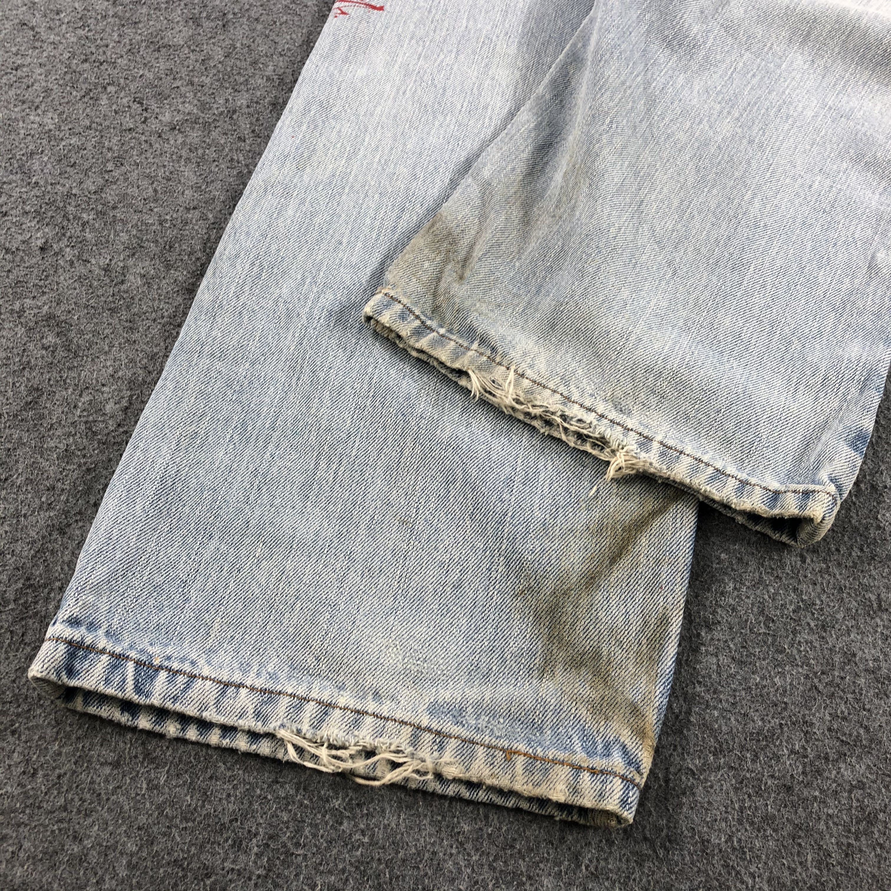 Levi's × Vintage Vintage Light Wash Levis 505 Jeans-J1534 Size US 36 / EU 52 - 6 Thumbnail