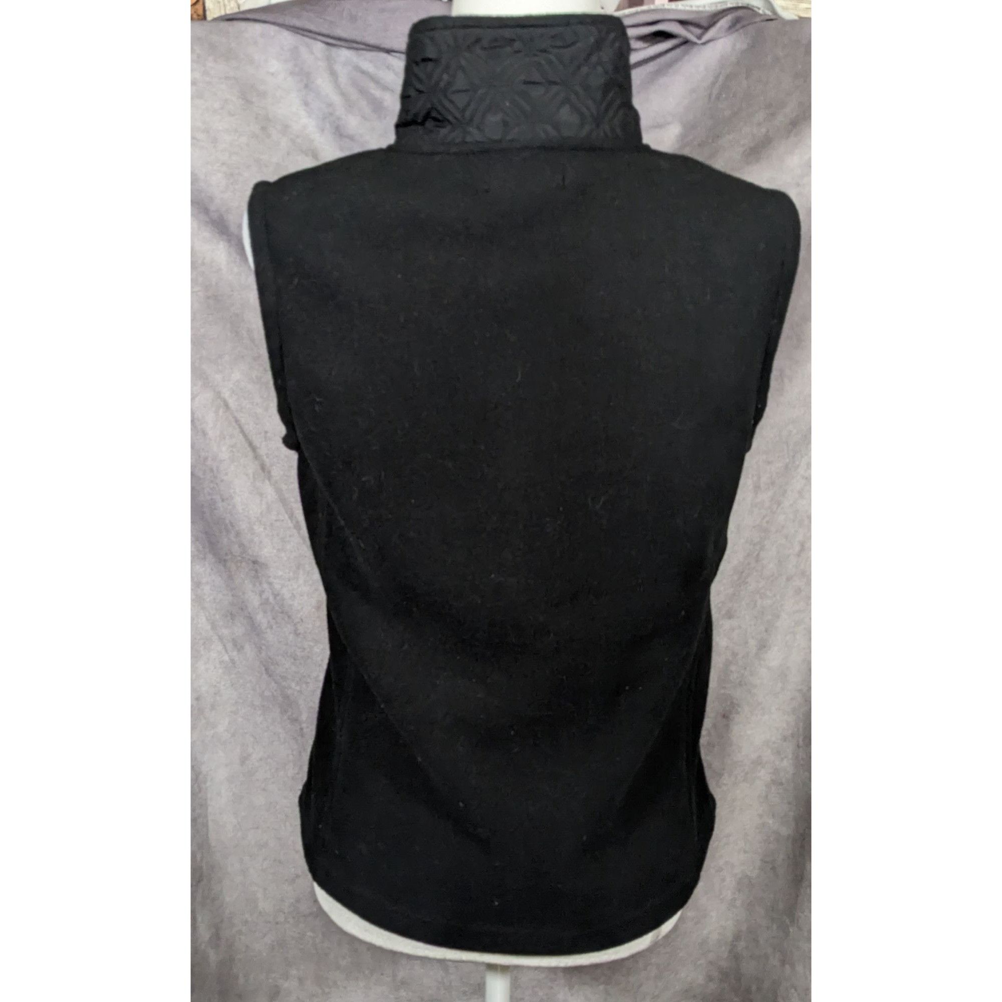 Other Preppy Chic Black Quilted Winter Vest by E-Studio Size M / US 6-8 / IT 42-44 - 7 Thumbnail