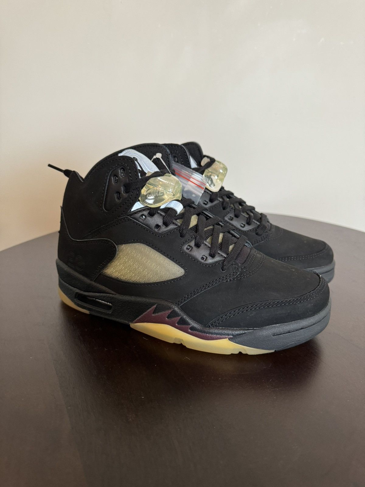 image of A Ma Maniere X Air Jordan 5 Retro Dusk Shoes in Black, Women's (Size 6)