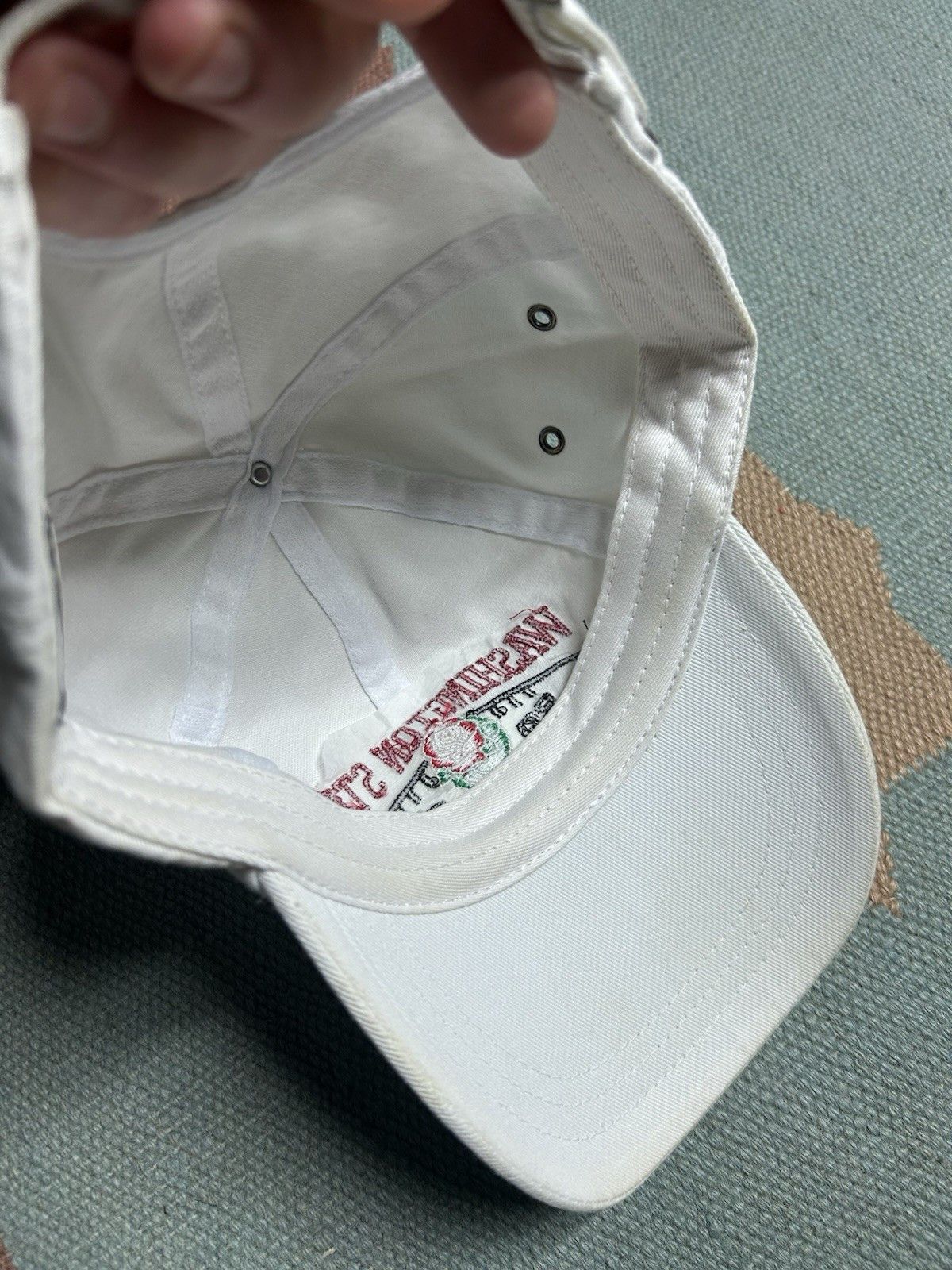Vintage Vtg strapback hat Washington state cougars rose bowl 2003 Size ONE SIZE - 6 Thumbnail