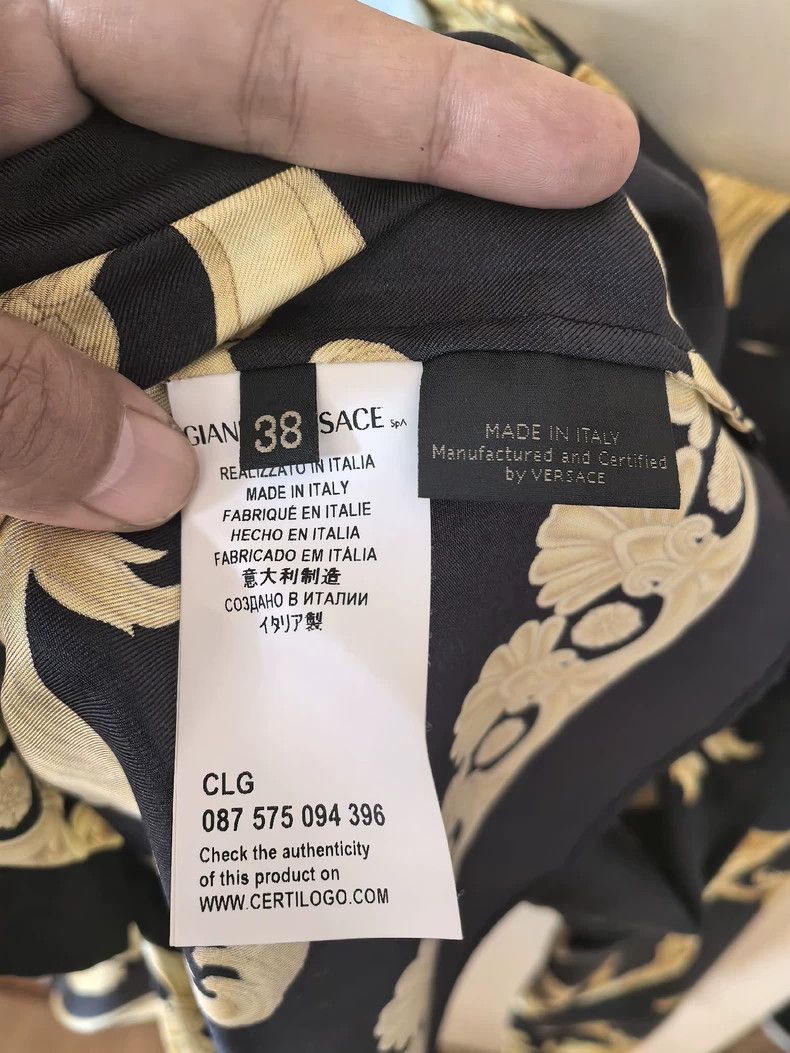 Versace Versace Silk shirt Size US M / EU 48-50 / 2 - 3 Thumbnail