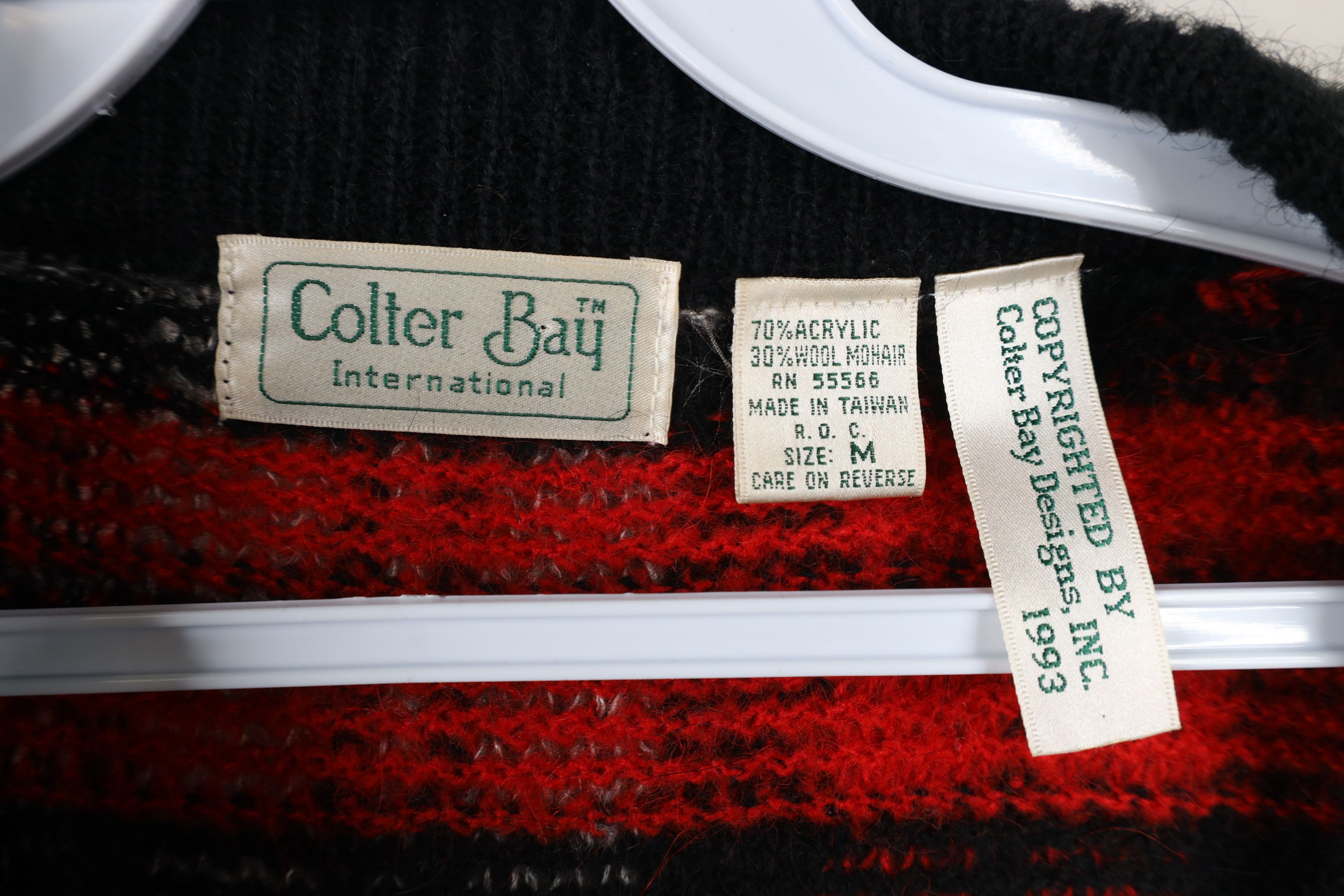 Vintage Vintage 90s Streetwear Blend Knit Cardigan Sweater Plaid Size M / US 6-8 / IT 42-44 - 7 Thumbnail