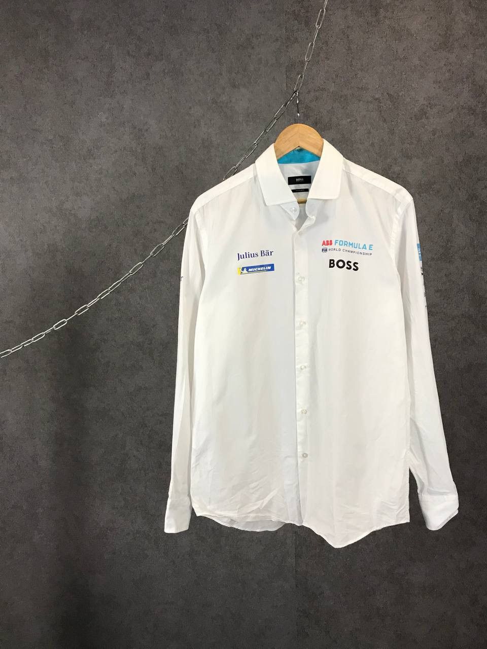 Designer × Hugo Boss Hugo Boss designer racing shirt Size US L / EU 52-54 / 3 - 1 Thumbnail