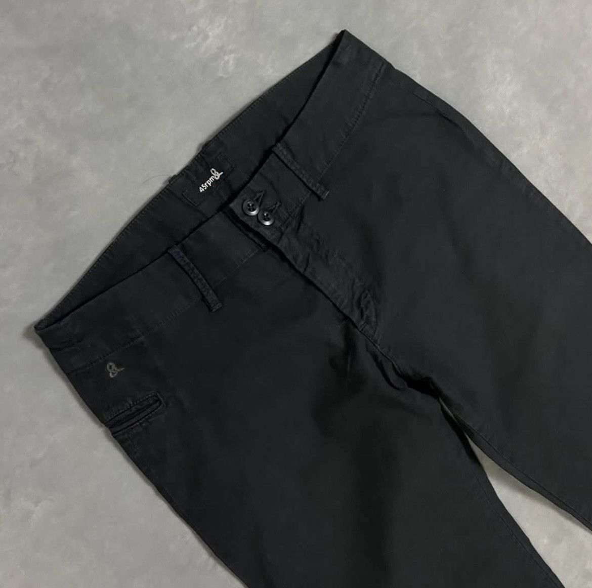 45rpm 45RPM Black Trousers Japanese Brand Pant Size US 27 - 3 Thumbnail
