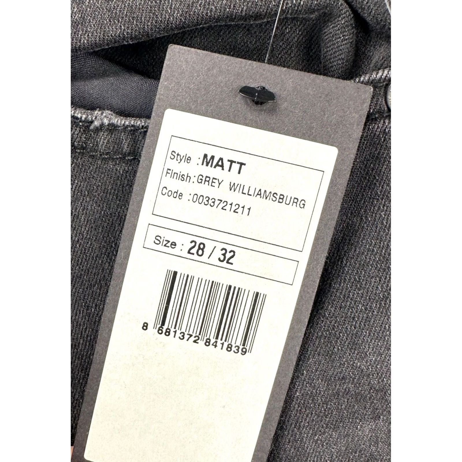 Mavi Mavi Matt Jeans Mens 28X32 Grey Relaxed Straight 5-Pocket Denim NEW Size US 28 / EU 44 - 2 Thumbnail