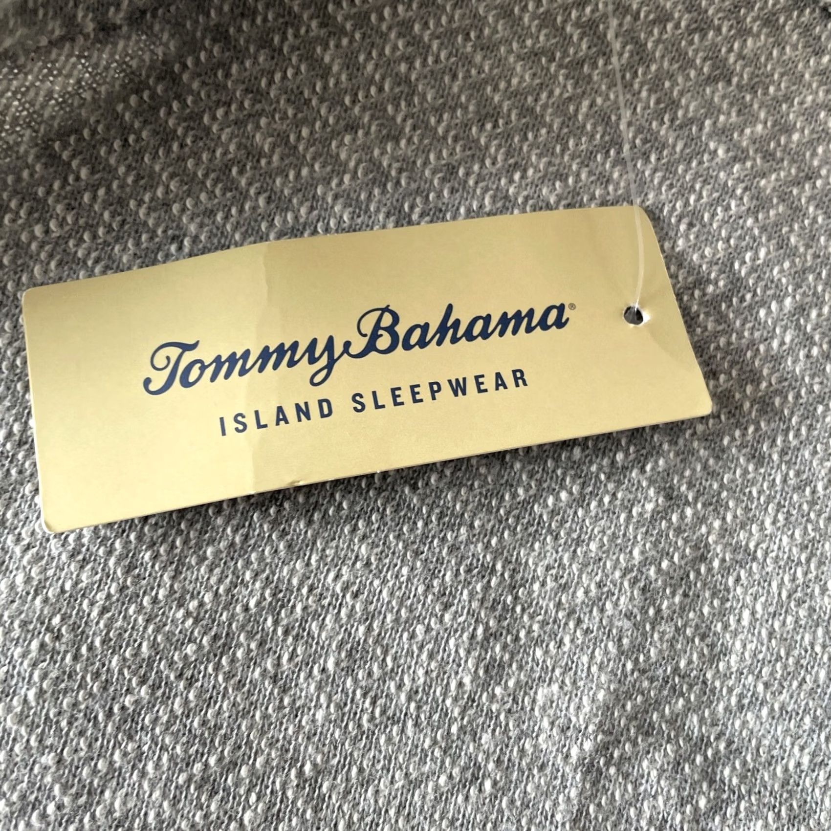 Tommy Bahama Tommy Bahama Shirt Men S Gray 1/4 Zip Pajama Top Sweatshirt Loungewear Geometric Logo Embroidered Slide Sleepwear Size US S / EU 44-46 / 1 - 3 Thumbnail