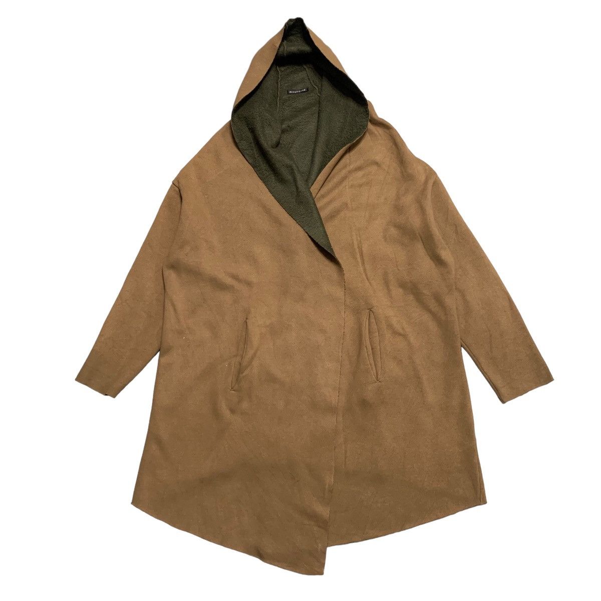 Japanese Brand Mizuiro Industries Buttonless Coat Size L / US 10 / IT 46 - 1 Thumbnail