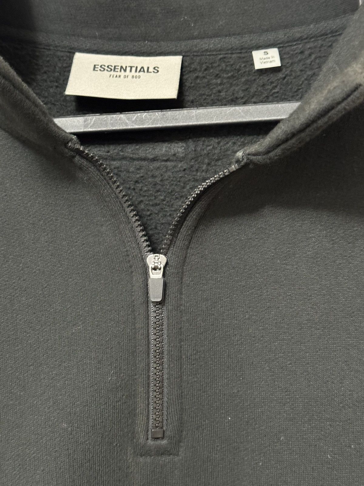 Fear of God Fear of God Essentials Half-Zip Pullover Black SZ Small🔥 Size US S / EU 44-46 / 1 - 6 Thumbnail