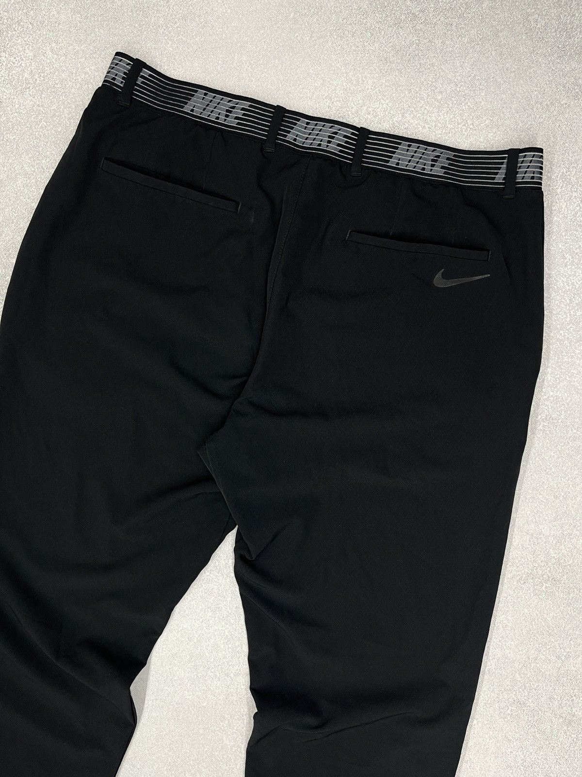 Nike Mens Nike Golf Flex Dri Fit Pants Black Slim Y2K ACG TN Size US 34 / EU 50 - 3 Thumbnail
