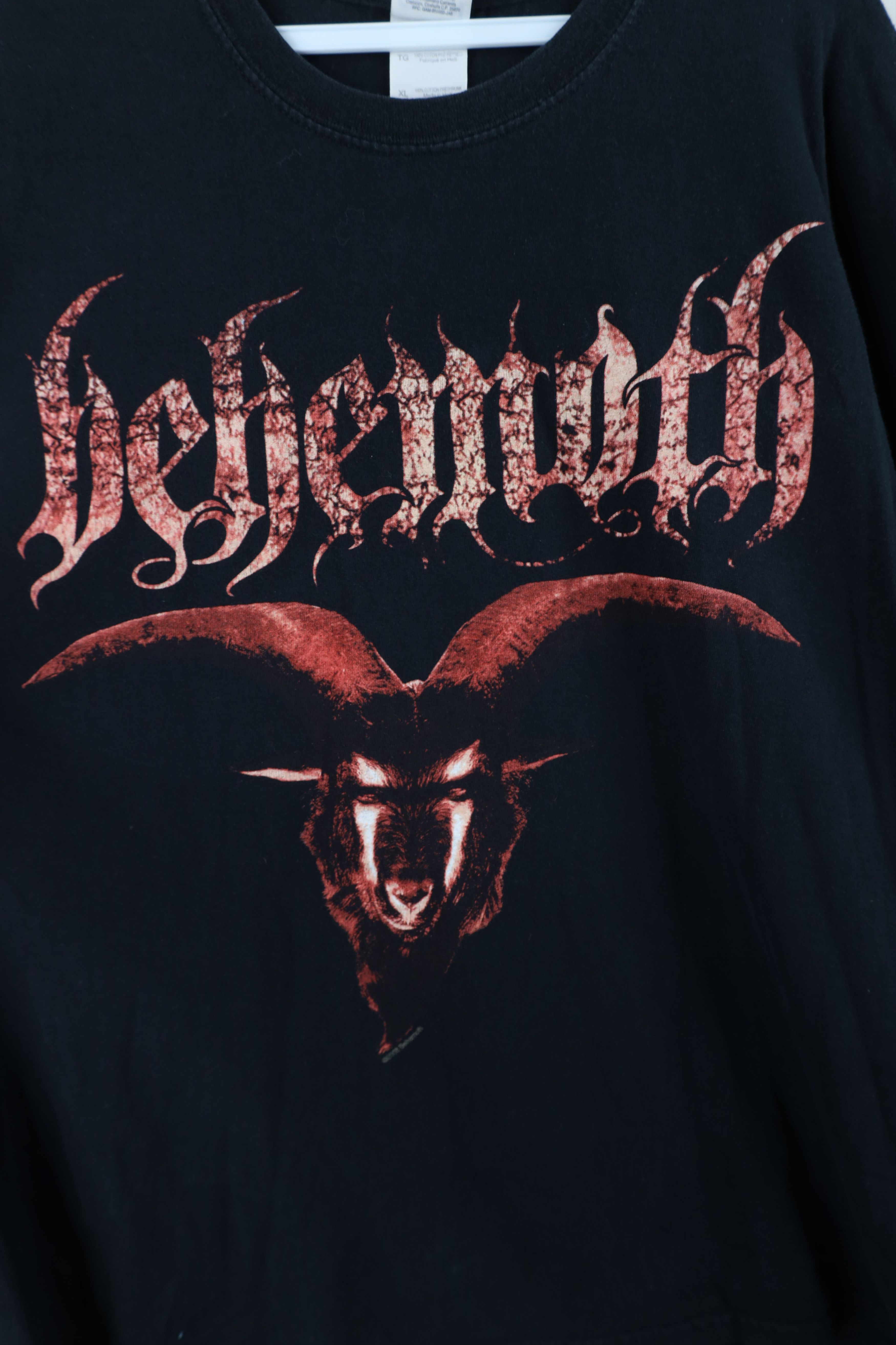 Vintage Vintage Y2K 2008 Death Metal Behemoth Band T-Shirt Black Size US XL / EU 56 / 4 - 4 Thumbnail