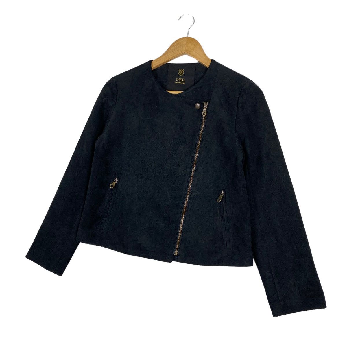 Japanese Brand × Yohji Yamamoto INED BY YOHJI YAMAMOTO ZIPPER CROPPED COAT JACKET Size US S / EU 44-46 / 1 - 2 Thumbnail