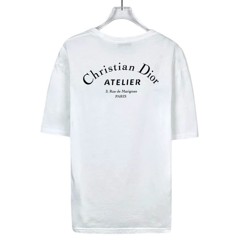 Dior Dior Logo slogan printed round-neck white cotton short-slee Size US S / EU 44-46 / 1 - 2 Thumbnail
