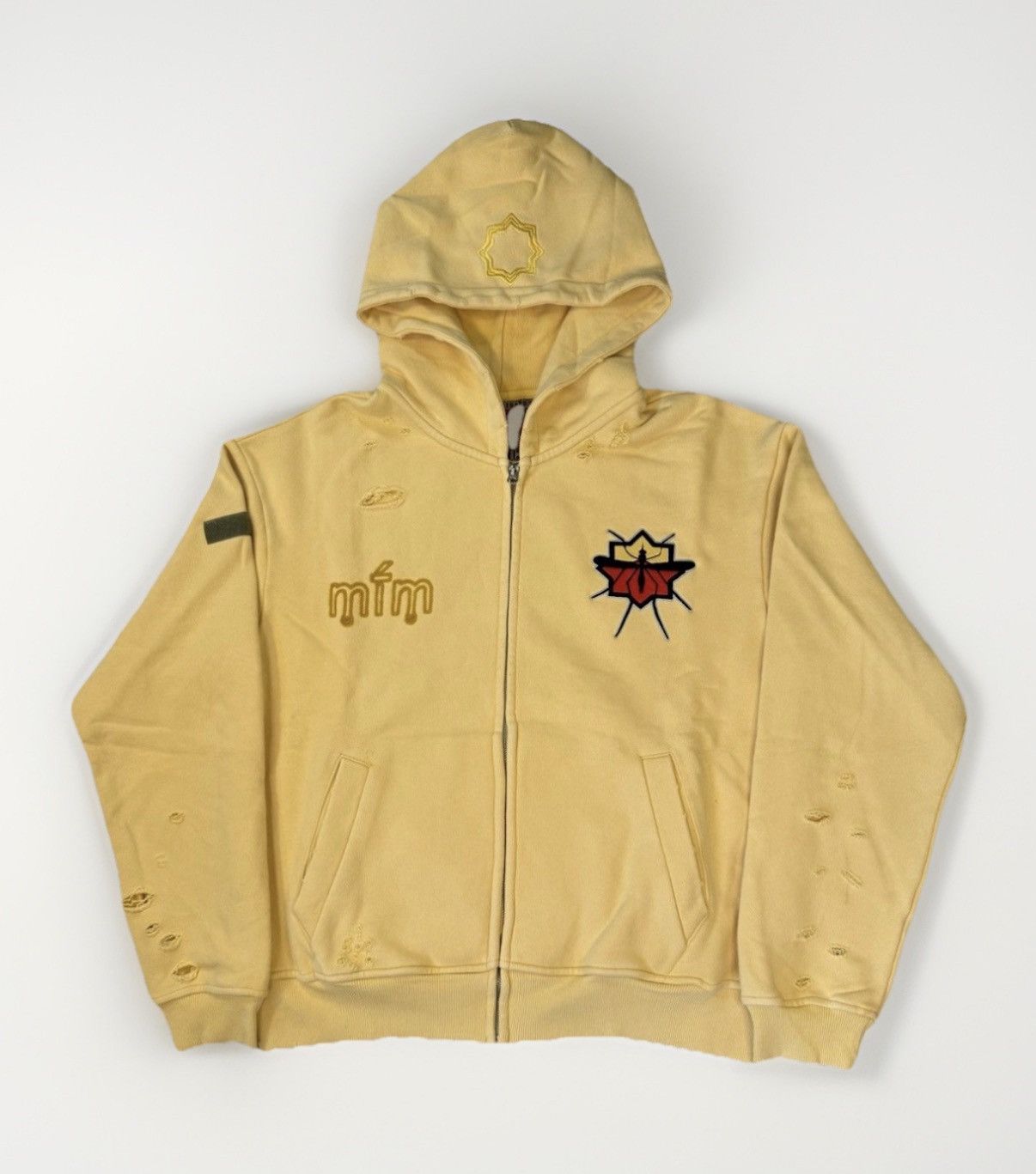 murd333r.fm Murd333r FM Special Ops Zip Up Hoodie (Indo Yellow) Size US L / EU 52-54 / 3 - 1 Thumbnail