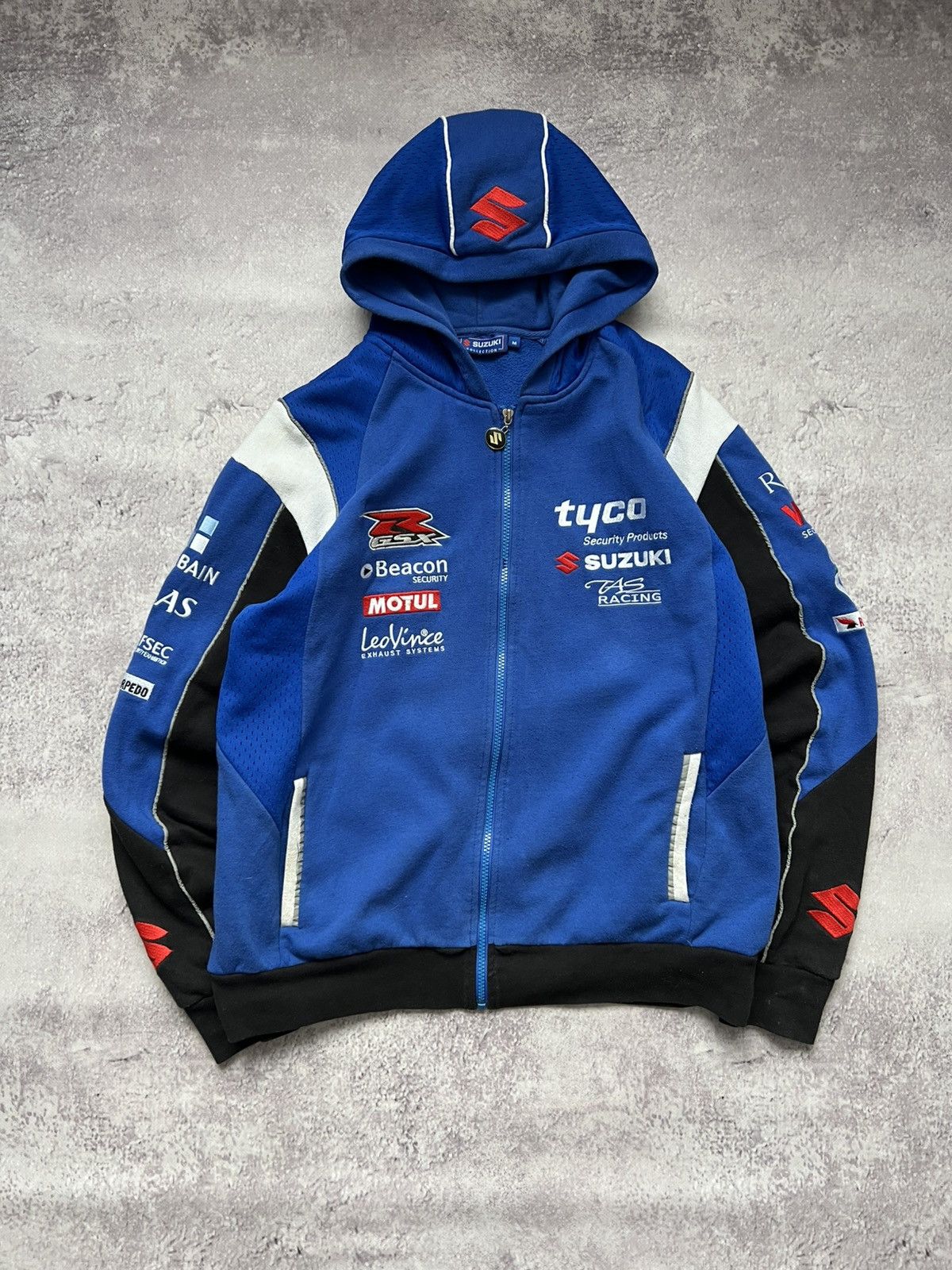 Formula 1 Suzuki Tyco Racing Full Zip Hoodie Jacket Motorcycle Sponso ...