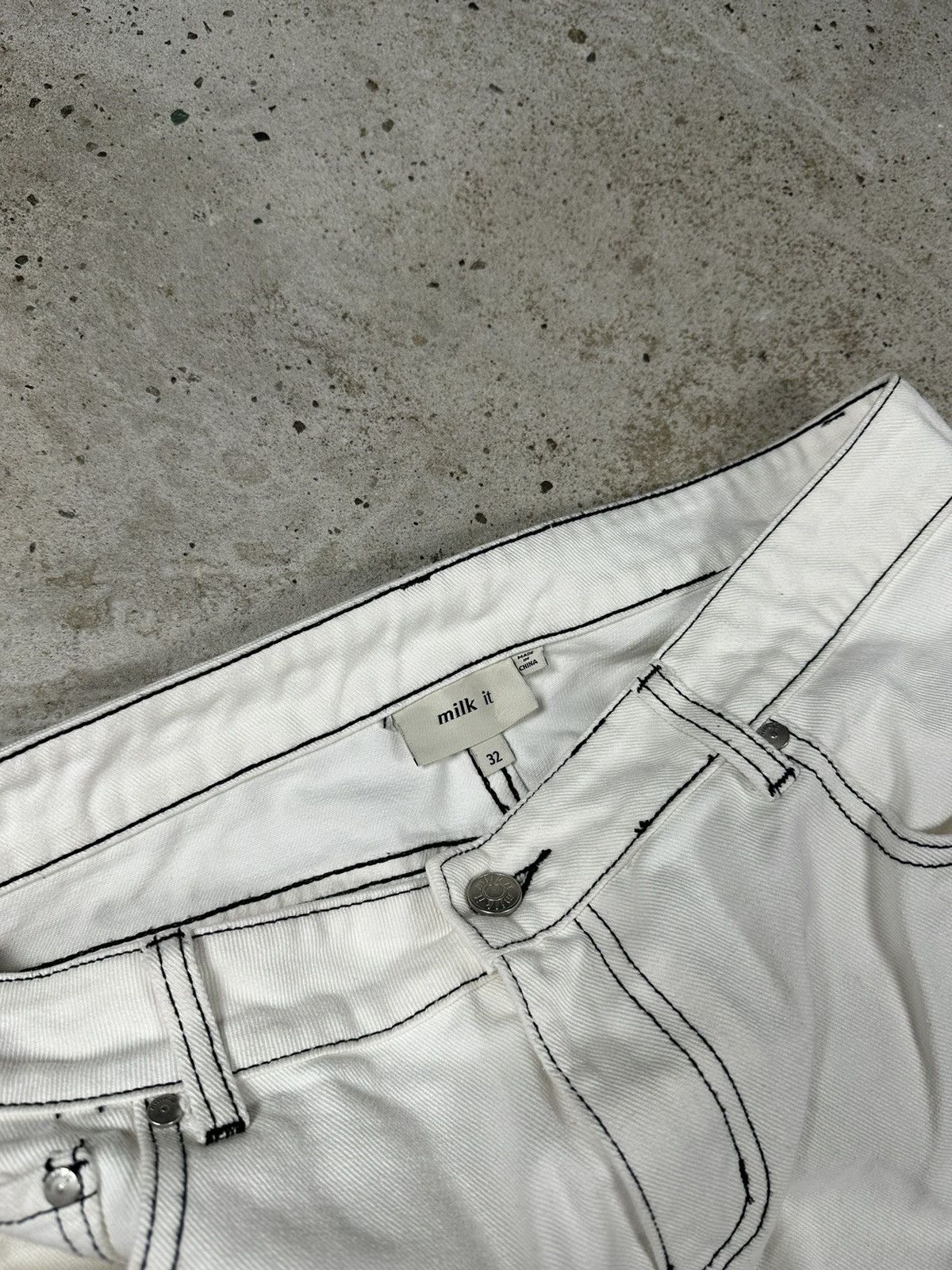 If Six Was Nine × Japanese Brand × Vintage Vintage White Bootcut Snake Print Flared Denim Pants Size US 32 / EU 48 - 8 Thumbnail