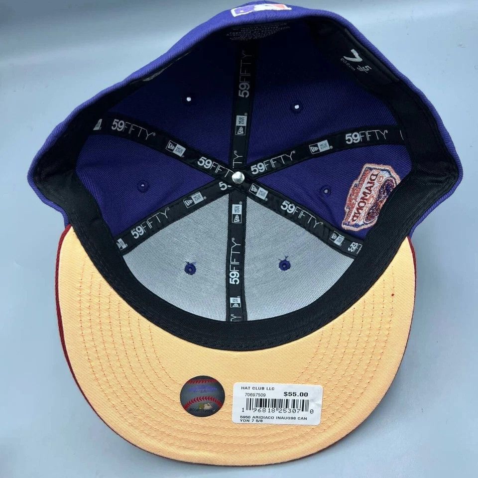 New Era Arizona Diamondbacks Hat Men 7 5/8 59Fifty New Era Fitted Size ONE SIZE - 2 Thumbnail