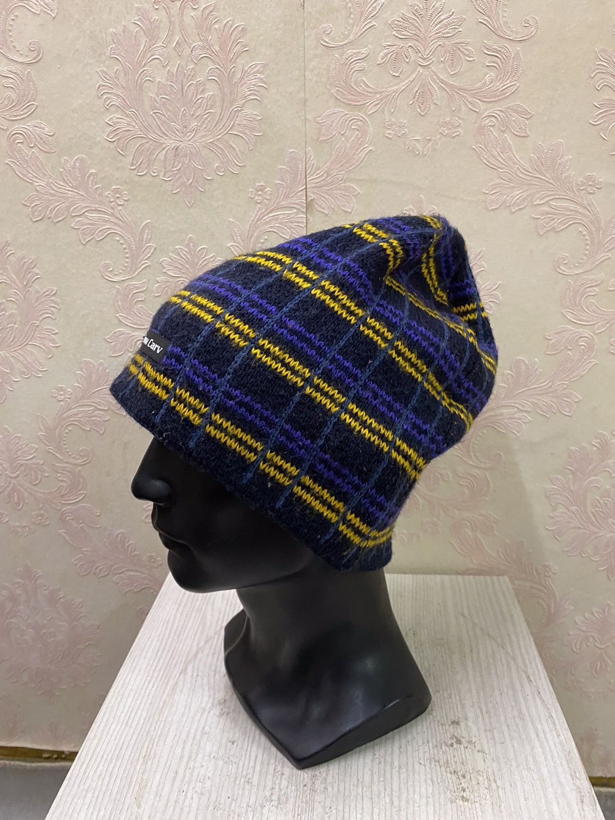 Japanese Brand × Kapital × Vintage Japanese Brand Rare Design Stripe Beanie Hat Size ONE SIZE - 3 Thumbnail