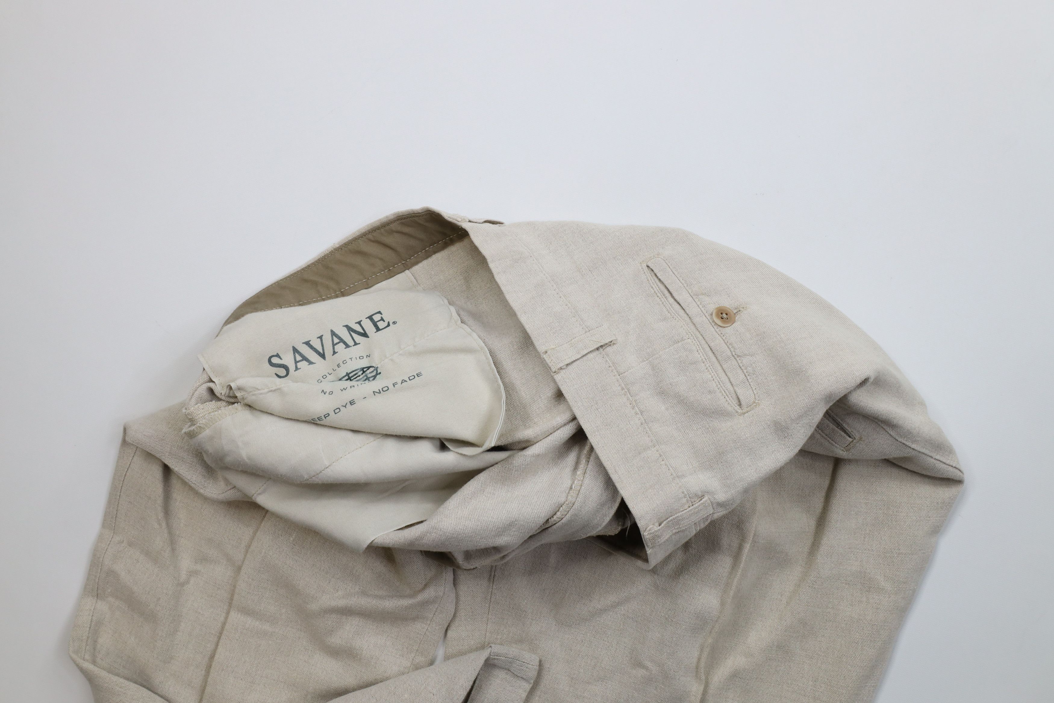 Vintage Vintage 90s Streetwear Wide Leg Chino Pants Trousers Tan Size US 38 / EU 54 - 8 Thumbnail