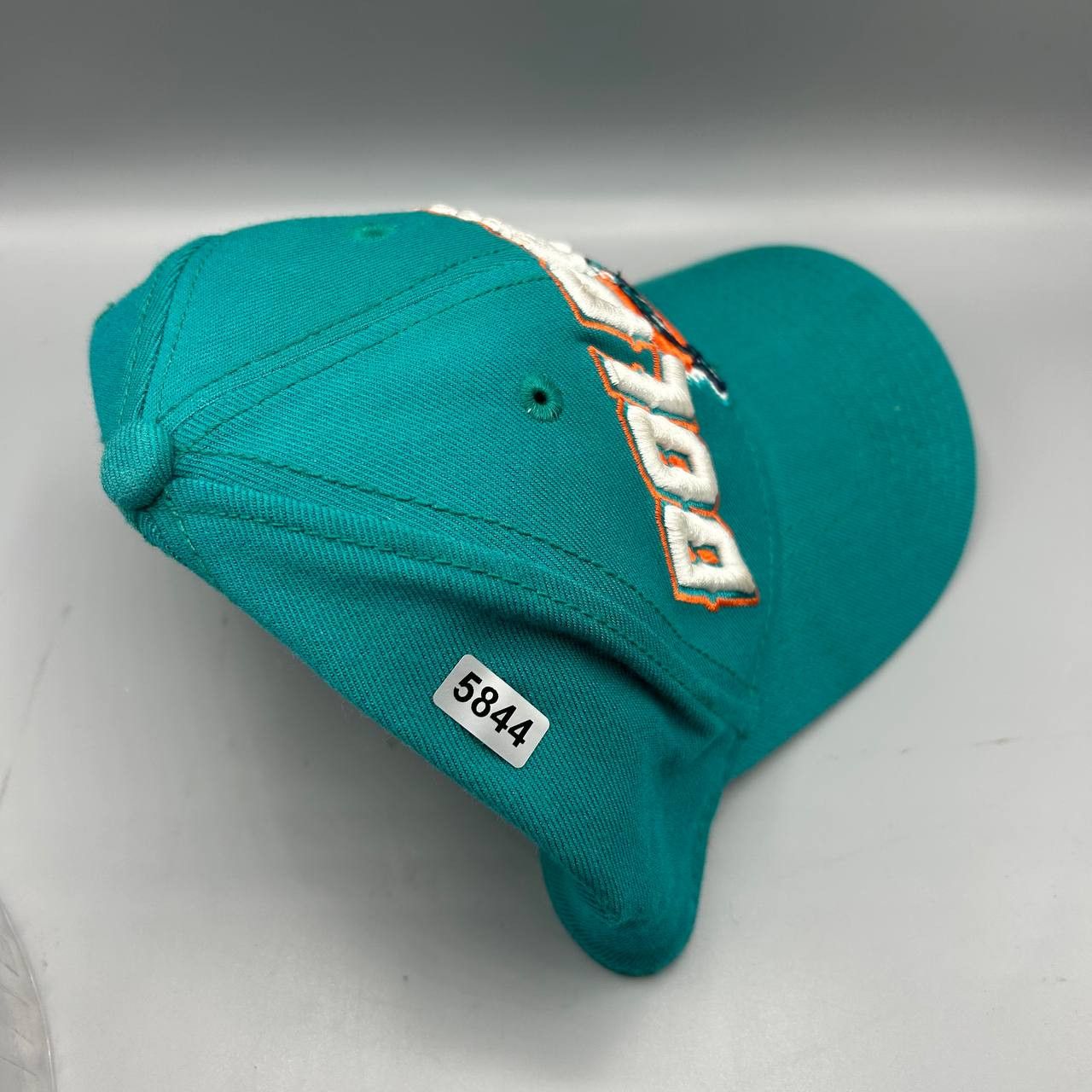 New Era Miami Dolphins Hat Men S-M Blue Orange Stretch Fitted Cap Size ONE SIZE - 9 Thumbnail