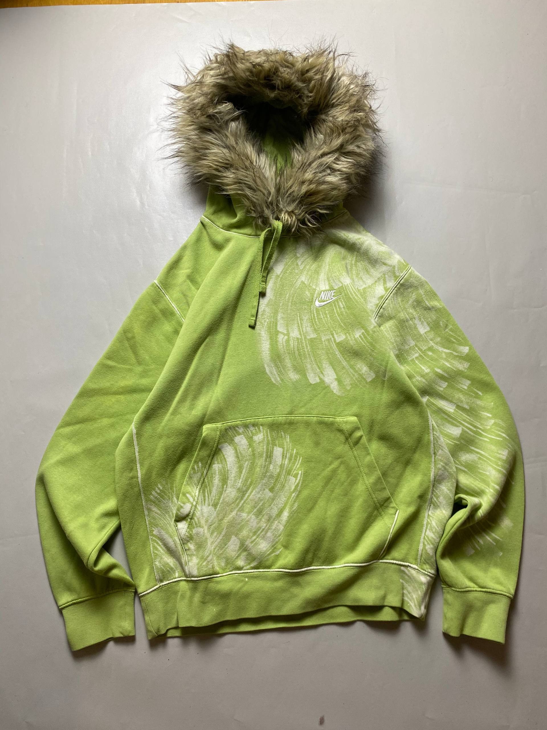 Nike Nike Y2k Fax Fur Hoodie Size US S / EU 44-46 / 1 - 1 Thumbnail