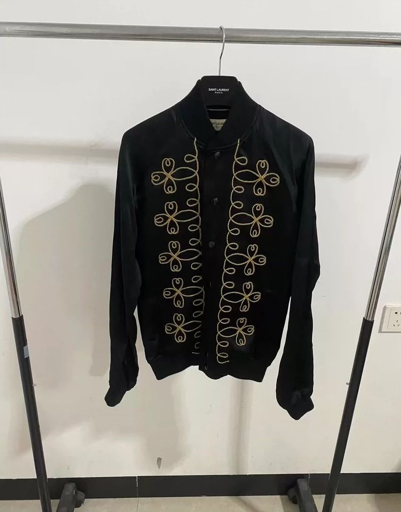 Saint Laurent Paris saint Laurent paris15SS Gold Thread Court Silk Jacket 2503 Size US S / EU 44-46 / 1 - 1 Thumbnail