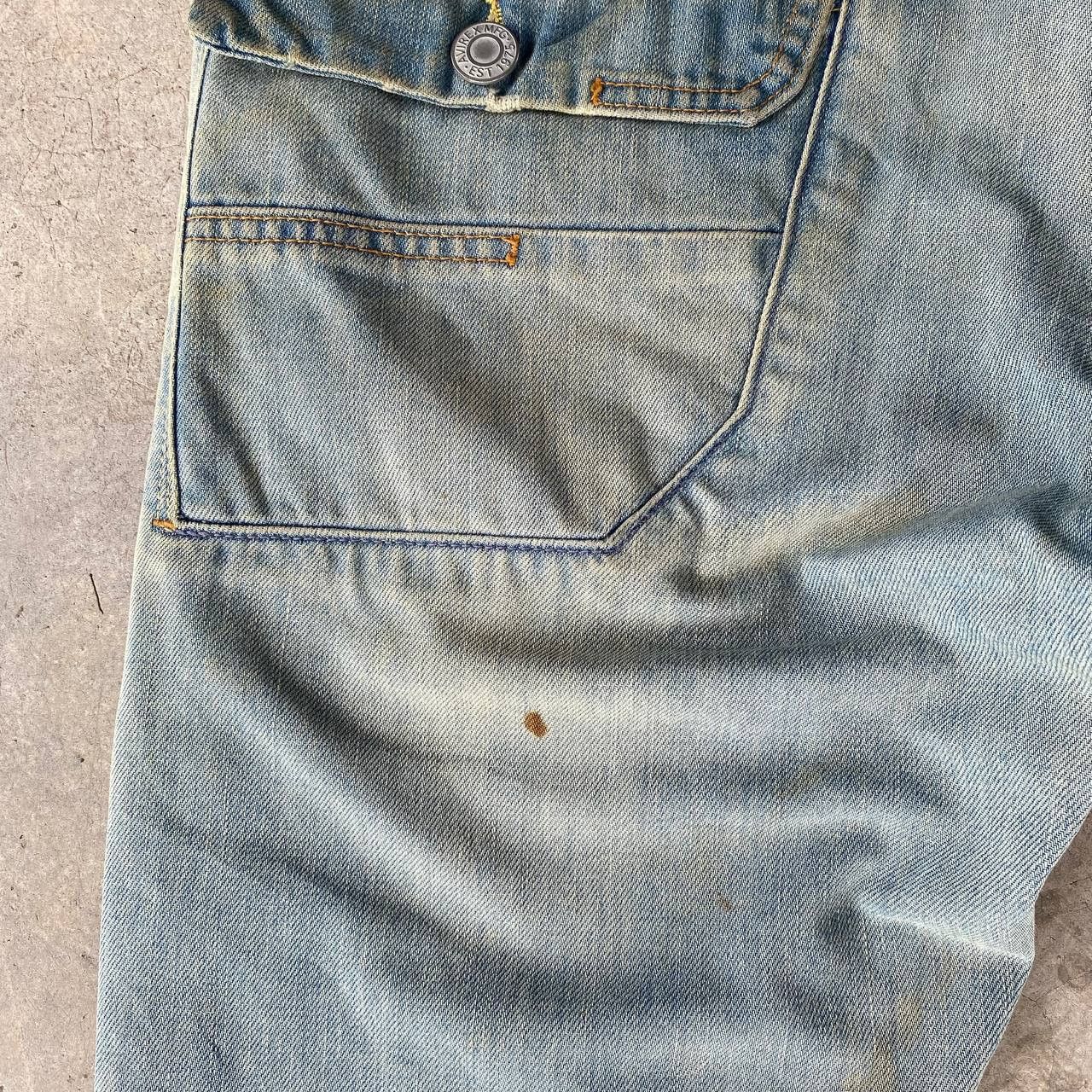 Avirex VINTAGE AVIREX BUSHPANT DENIM RUSTY WASH DIRTY STRAIGHT LEG Size US 30 / EU 46 - 18 Thumbnail