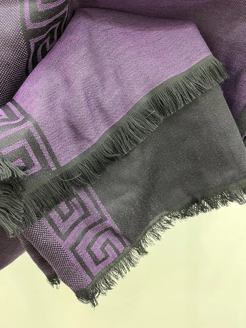 Versace Versace Lana Wool Big Medusa Logo Scarf Size ONE SIZE - 3 Thumbnail
