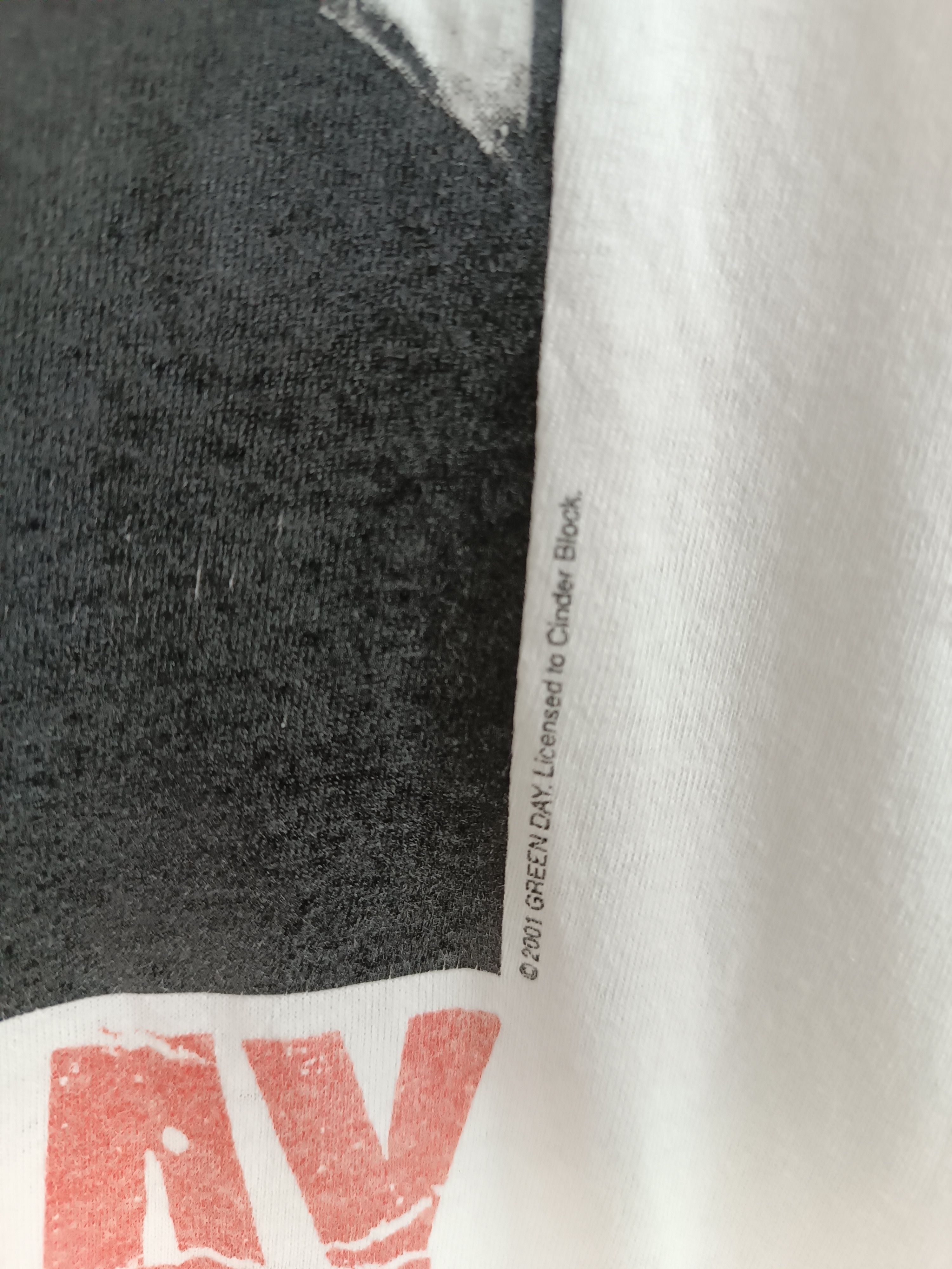 Band Tees VINTAGE 2001 GREEN DAY TOUR TEE WARNING AMERICAN IDIOT Size US M / EU 48-50 / 2 - 7 Thumbnail