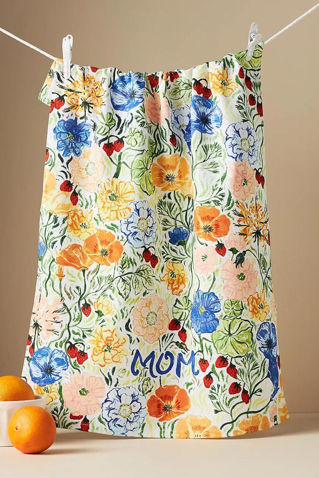 Other Anthropologie - Floral Mom Dish Towel 2025, New, In Hand! Size ONE SIZE - 1 Thumbnail