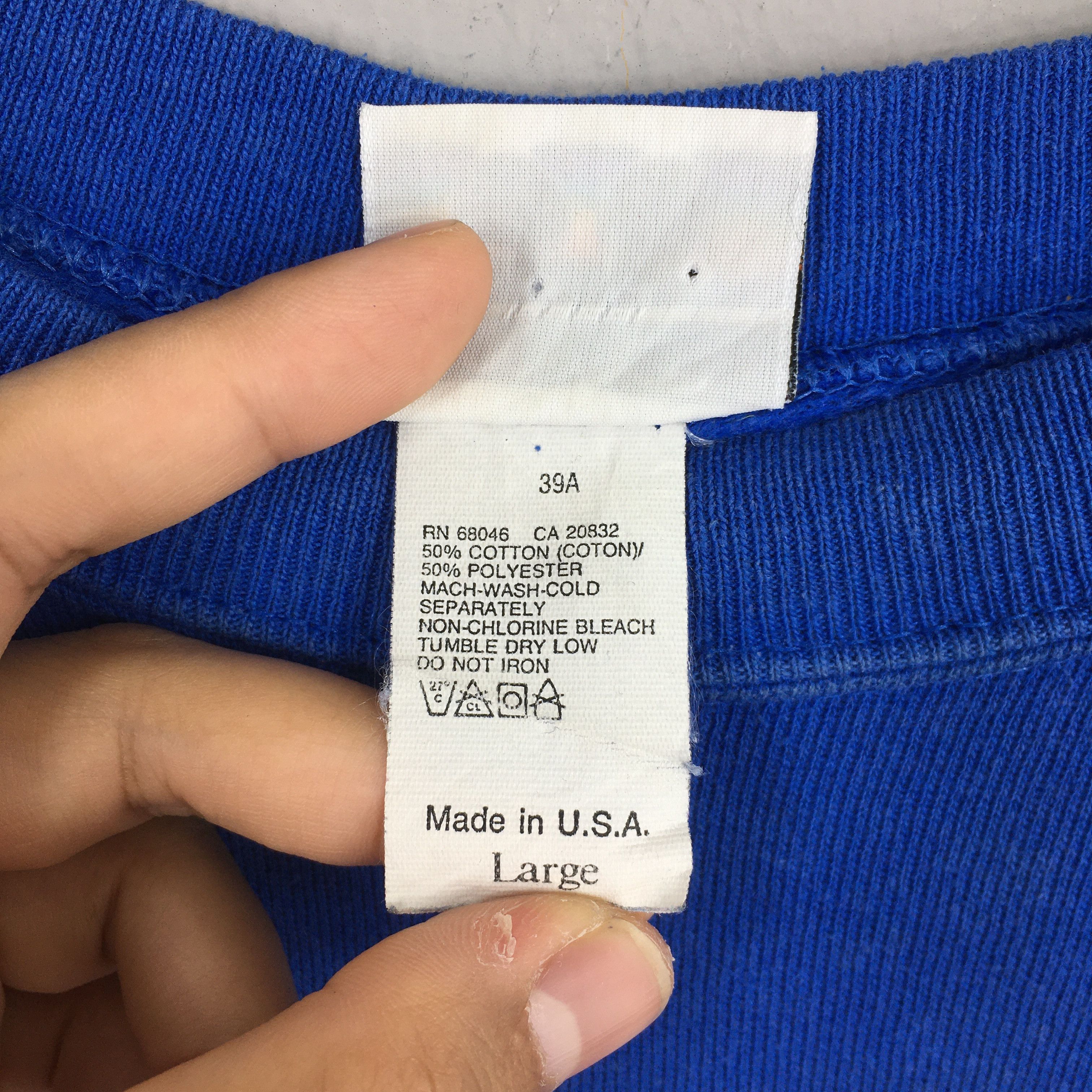 Other Vintage Kansas Jayhawks Blue Sweatshirt Large Size US L / EU 52-54 / 3 - 6 Thumbnail