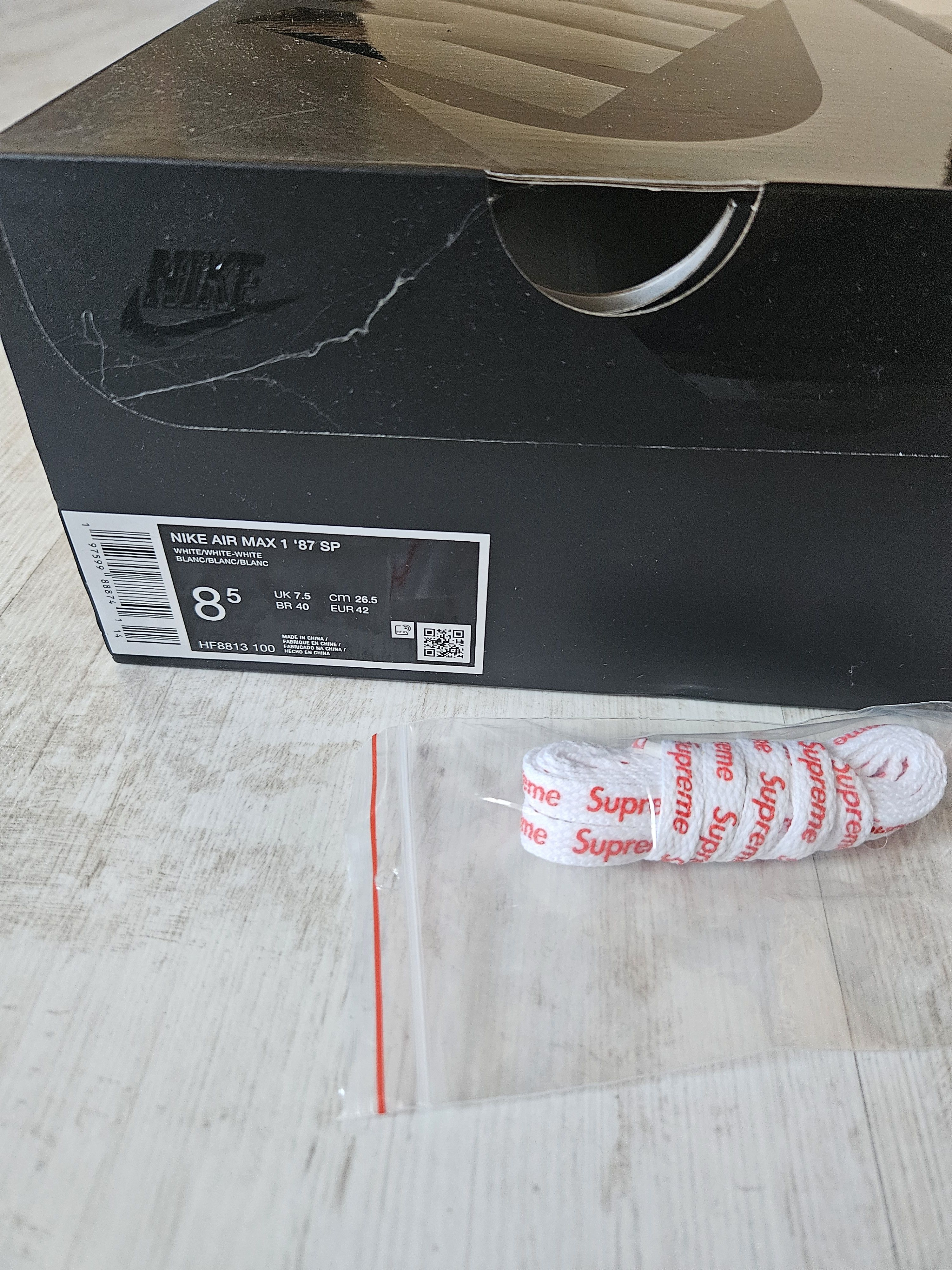 Nike × Supreme Nike Air Max 1 '87 SP Size US 8.5 / EU 41-42 - 7 Thumbnail