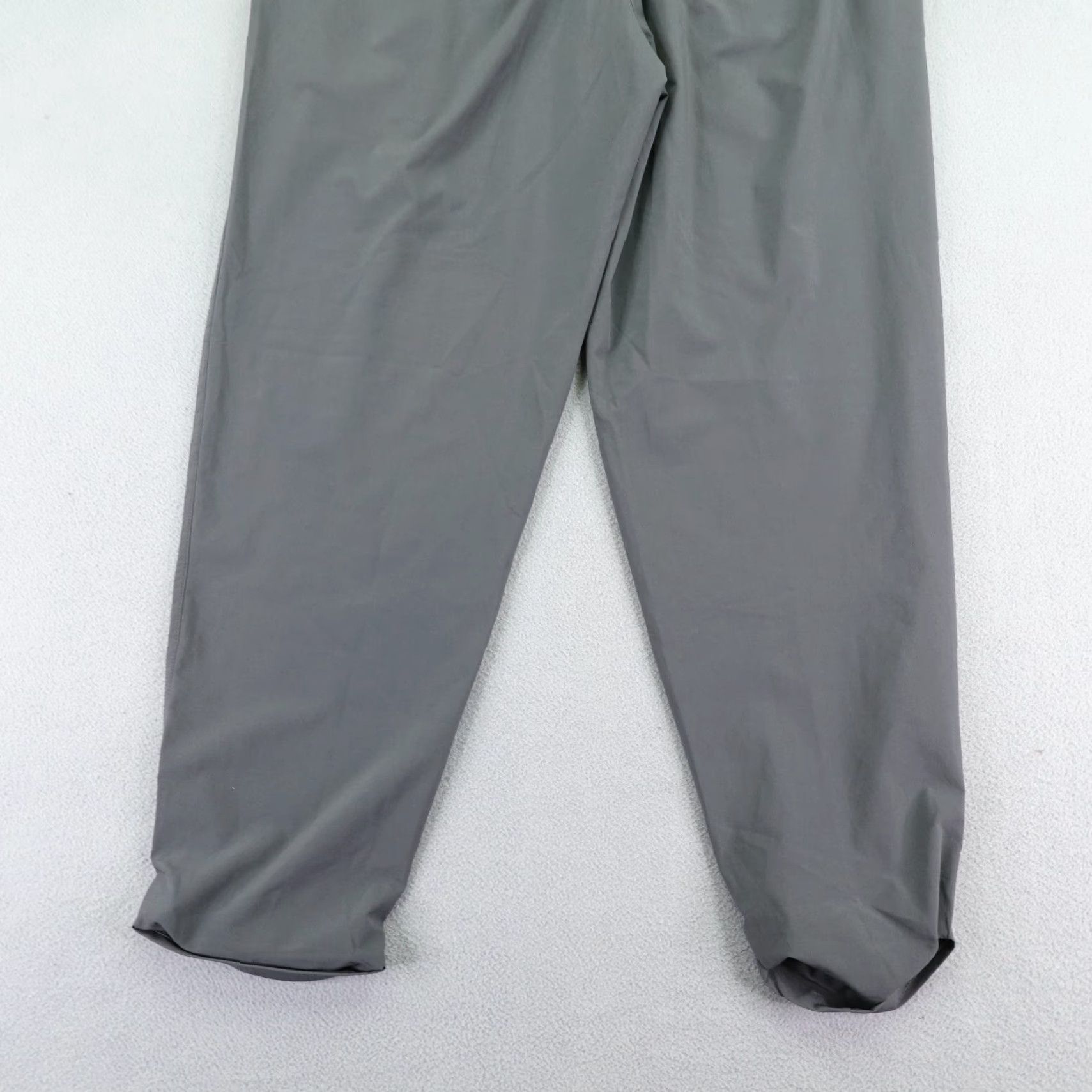 Prana VINTAGE Prana Pants Womens L Gray Windbreaker Tapered Joggers Athletic Workout Trail Size 33" - 6 Thumbnail