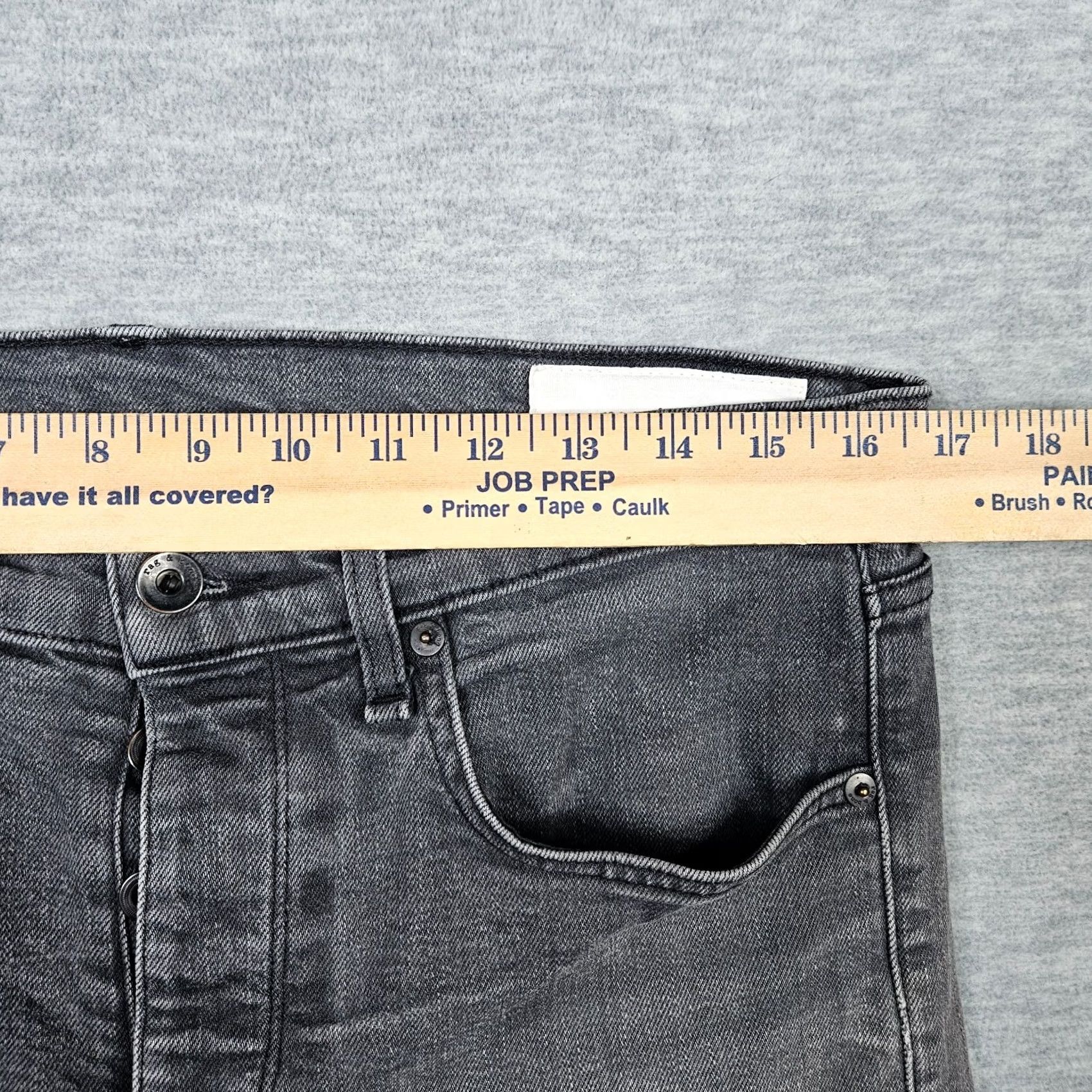 Rag & Bone rag & bone Standard Issue Fit2 Slim Leg Jeans Men Dark Gray Mid Rise Size 32 Size US 32 / EU 48 - 5 Thumbnail