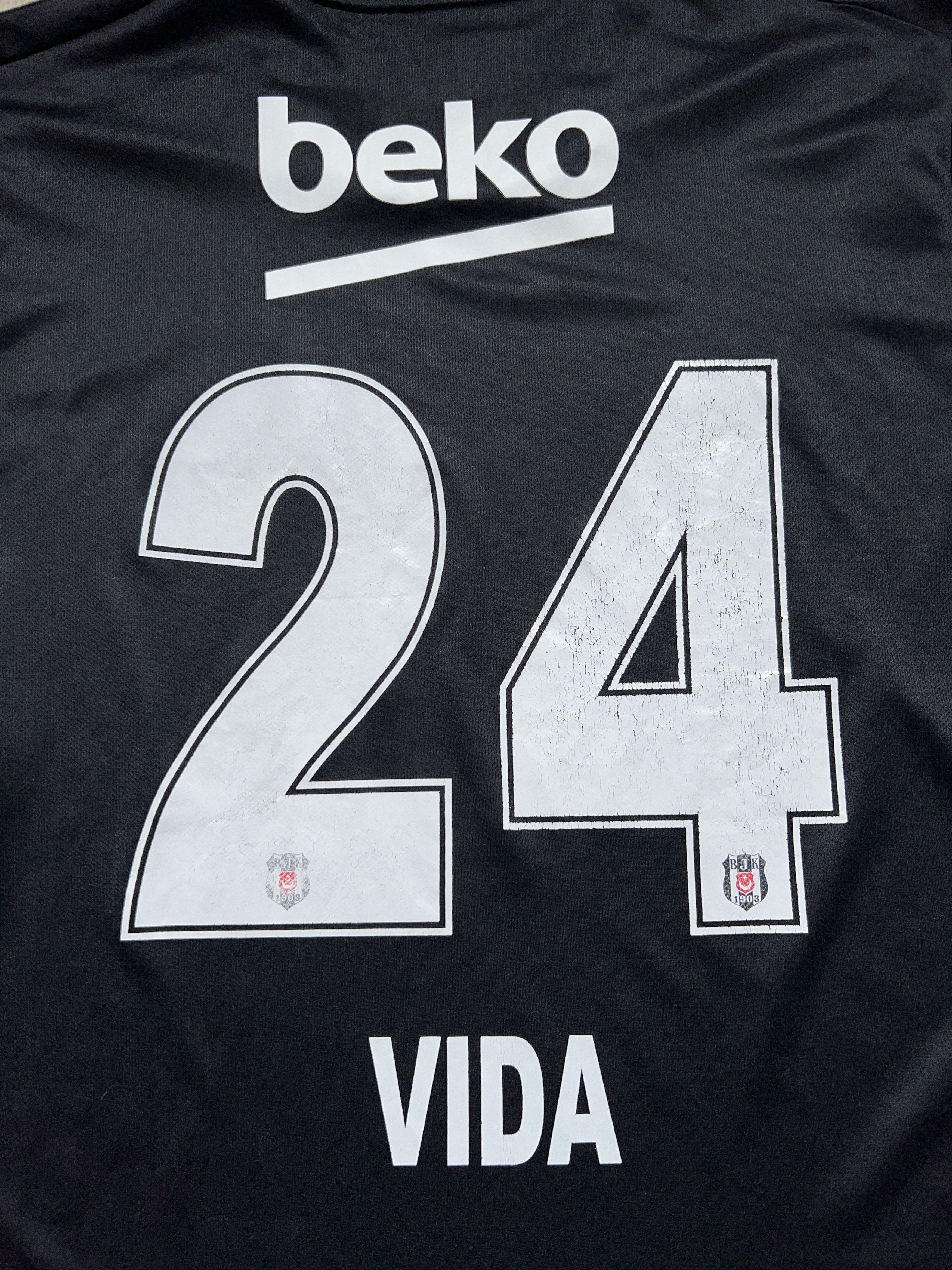 Adidas Besiktas #24 VIDA 2019 2020 Away Football Jersey Shirt Size US XL / EU 56 / 4 - 2 Thumbnail
