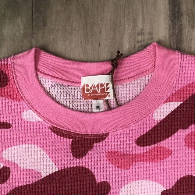 Bape × Nigo BAPE Pink camo thermal T-shirt a bathing ape NIGO Size US M / EU 48-50 / 2 - 3 Thumbnail