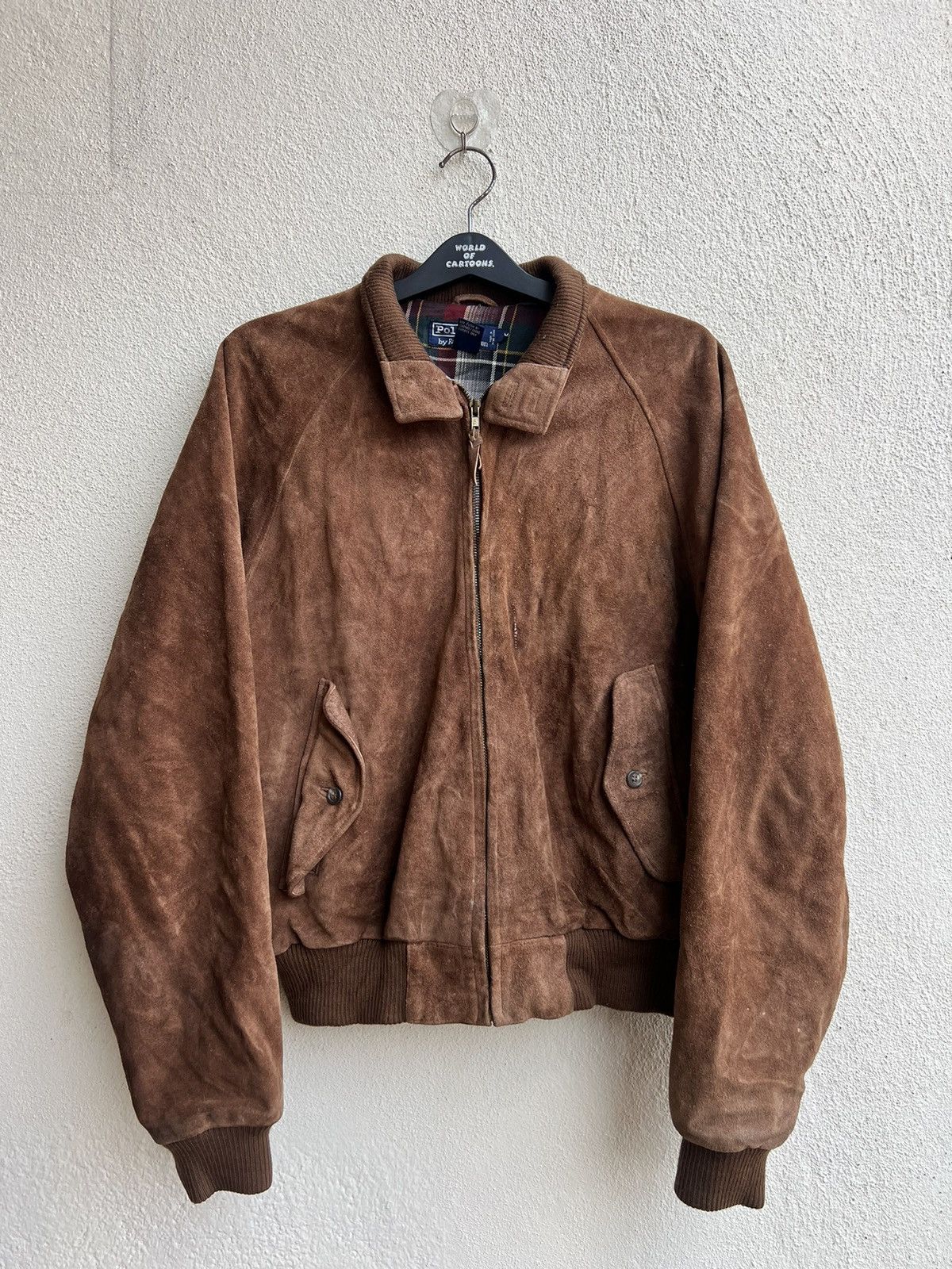 Polo Ralph Lauren VTG 90s Polo Ralph Lauren Patina Suede Leather Bomber Jacket Size US M / EU 48-50 / 2 - 24 Thumbnail