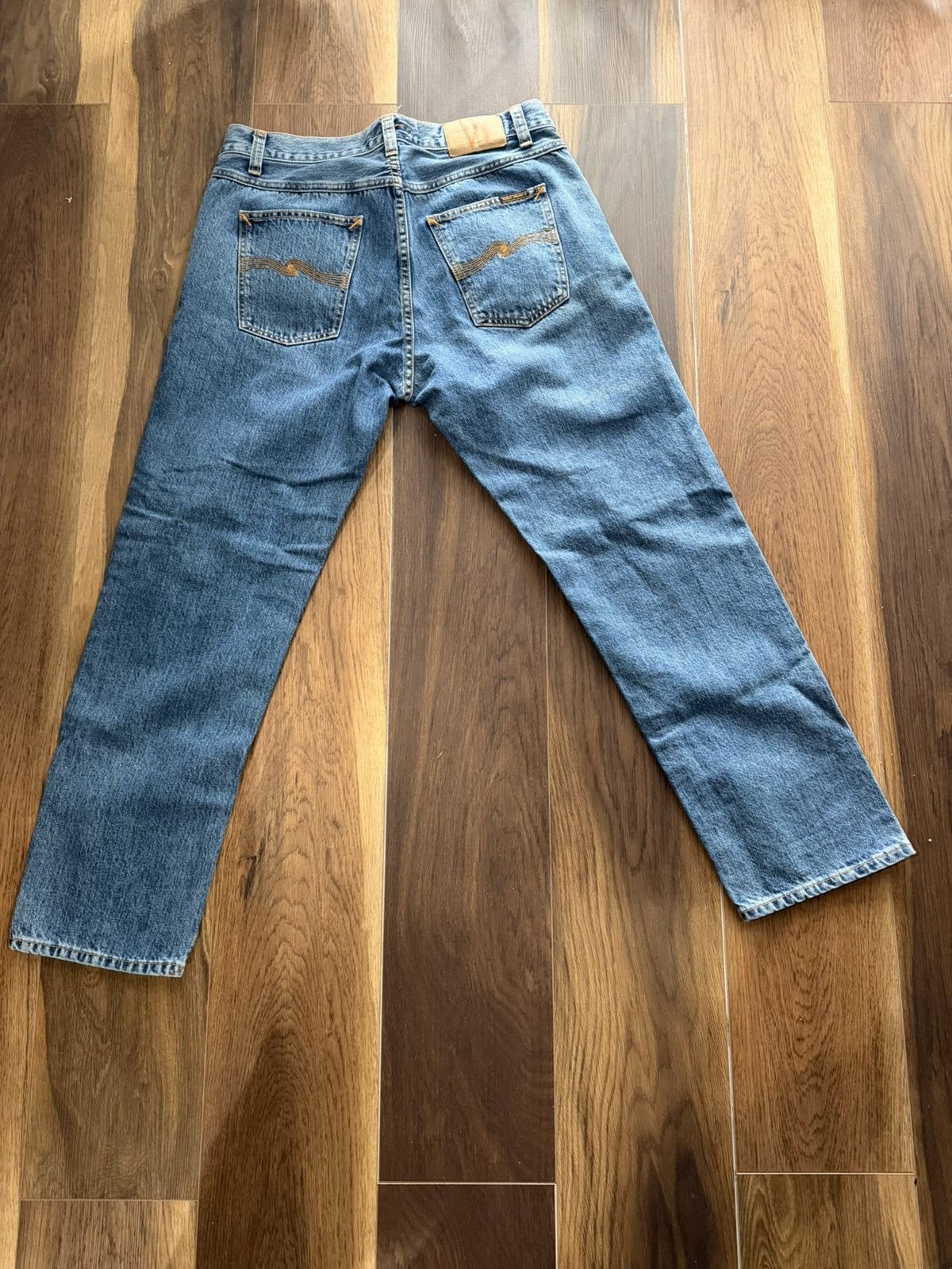 Nudie Jeans Gritty Jackson Friendly Blue W33/L30 Size US 33 - 4 Thumbnail