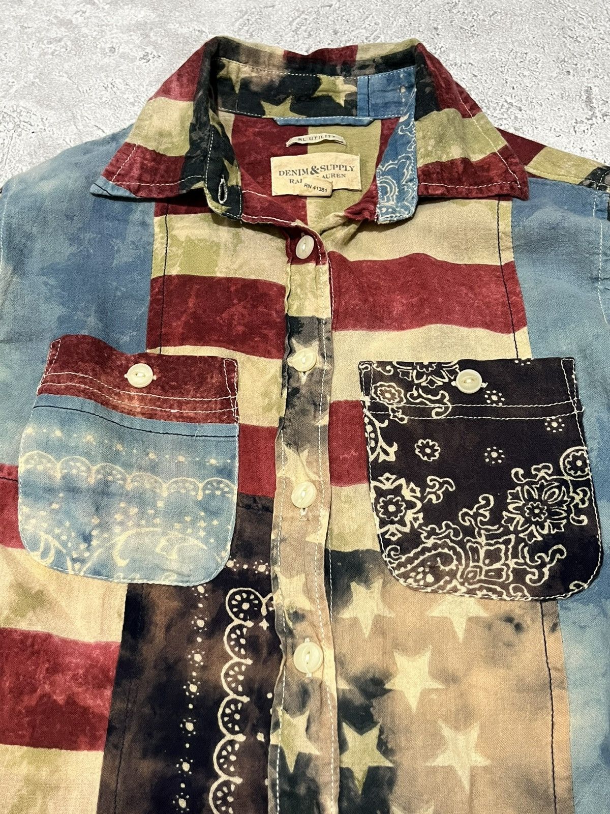 Ralph Lauren × Vintage Ralph Lauren denim supply American flag Size XS / US 0-2 / IT 36-38 - 3 Thumbnail