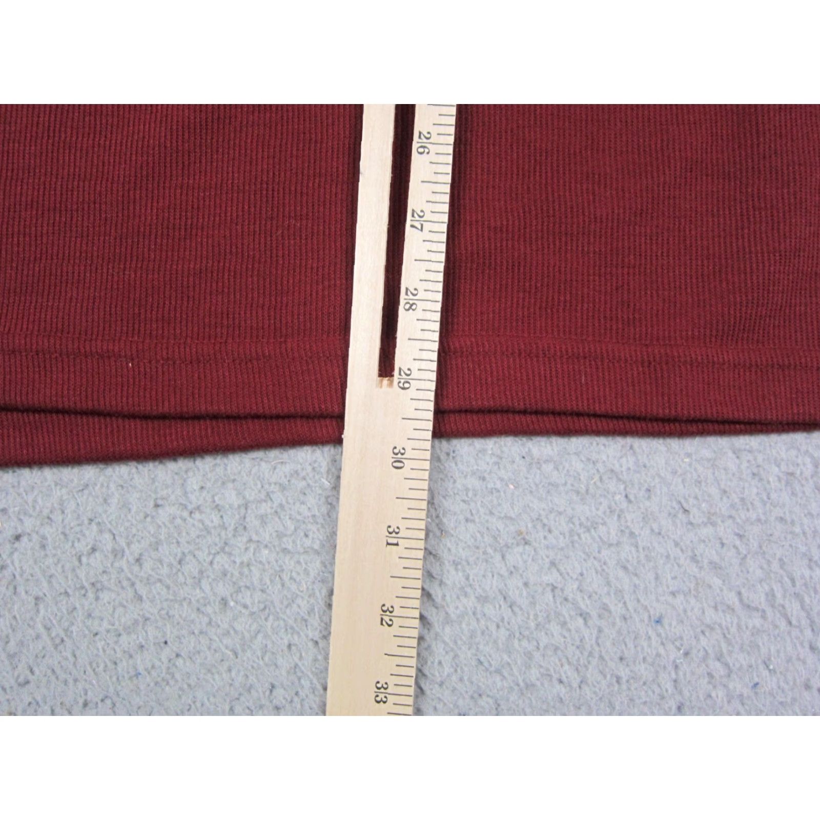 Faded Glory VINTAGE Faded Glory Shirt Mens S Red Knit V-Neck Striped Long Sleeve Thermal Shirt Size US S / EU 44-46 / 1 - 7 Thumbnail