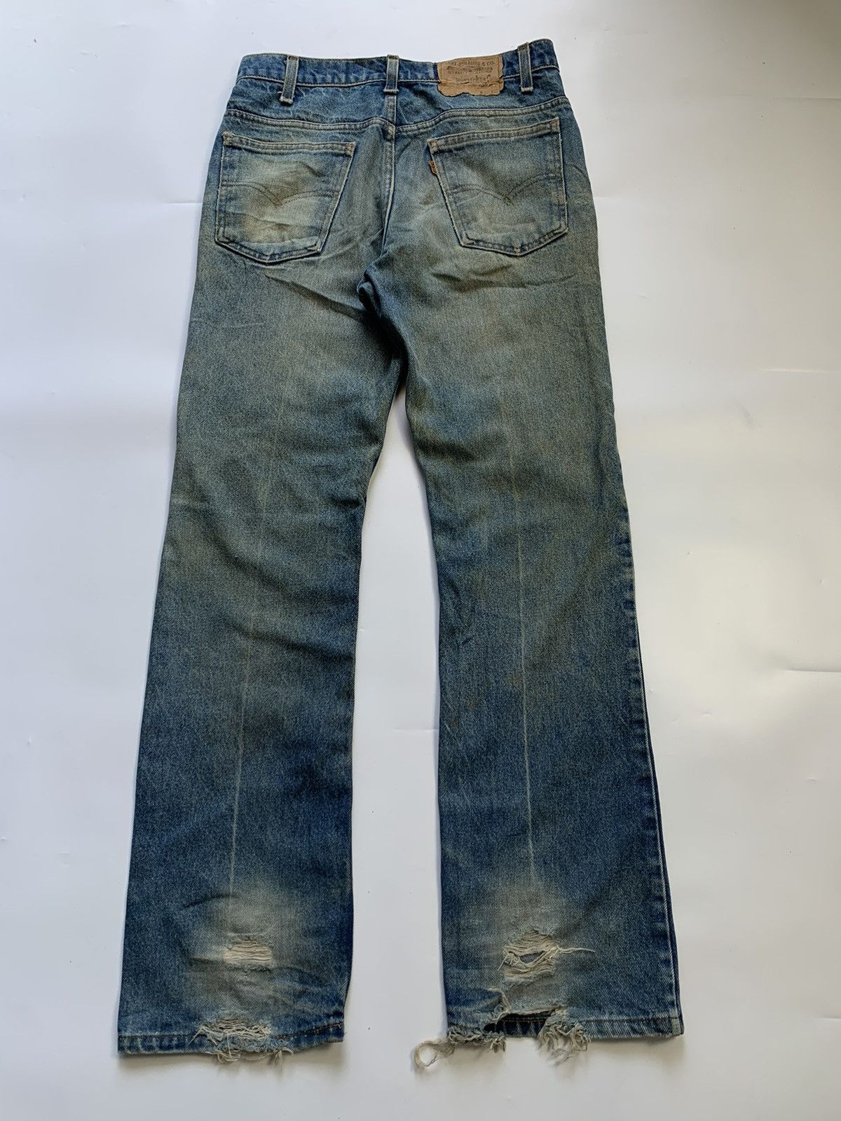 Levi's Vintage Clothing levis 517 vintage 80s blue jeans wash pant Size US 31 - 9 Thumbnail