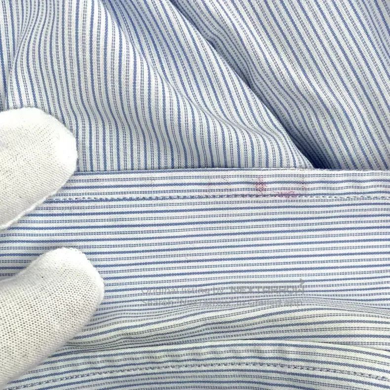 Gucci Gucci Light blue striped neckline embroidery cotton lapel Size US XXS / EU 40 - 8 Thumbnail