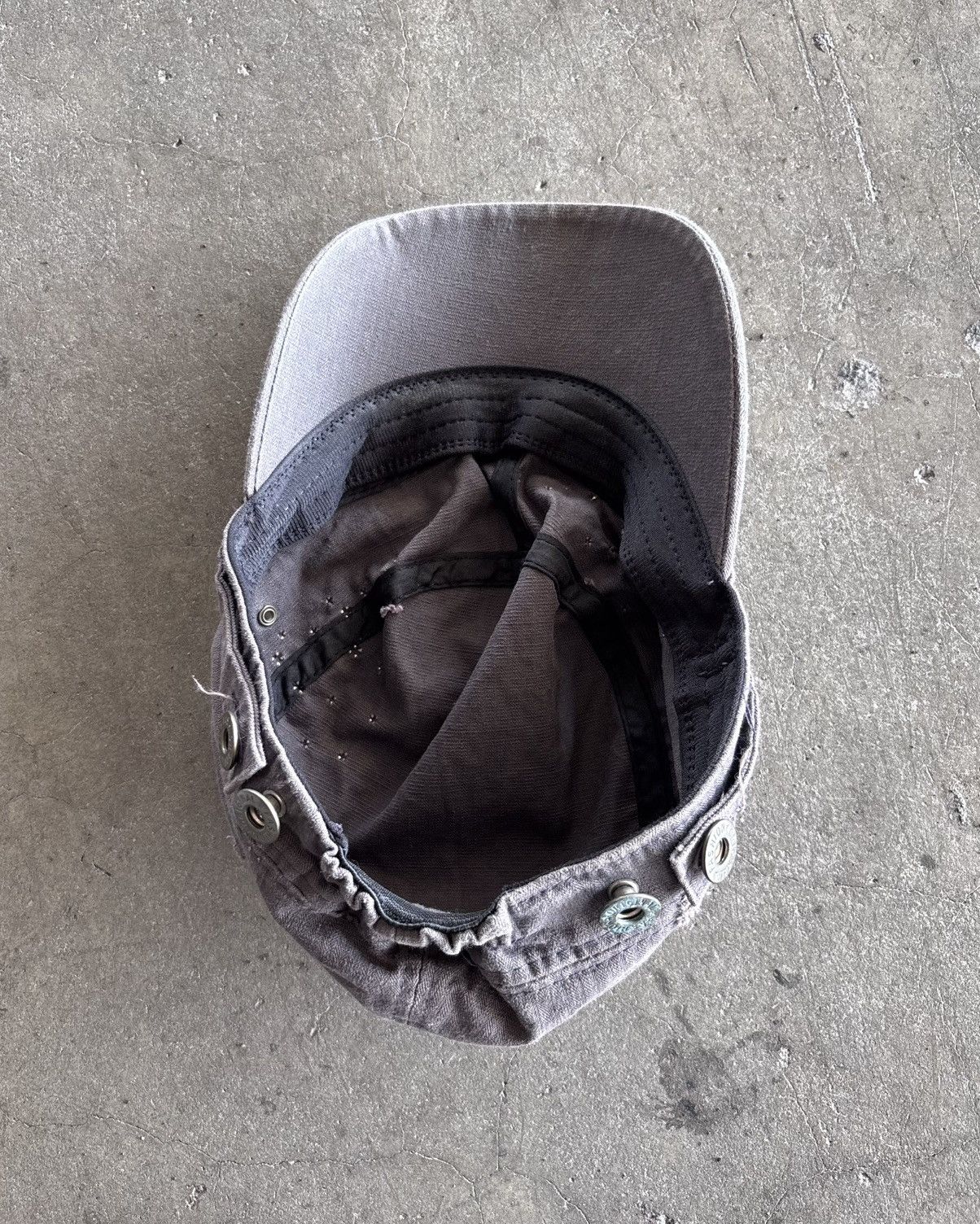 If Six Was Nine Vintage Studed Cadet Hats Distressed Faded Brown Size ONE SIZE - 5 Thumbnail