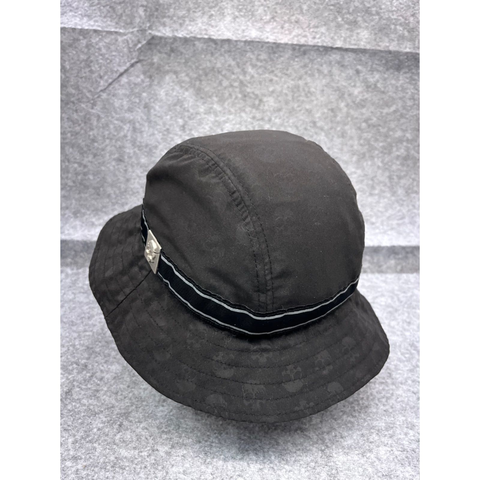 Vintage VINTAGE Skull H3 Sportgear Bucket Hat Women One Size Black AOP 100% Polyester Beach Size ONE SIZE - 6 Thumbnail