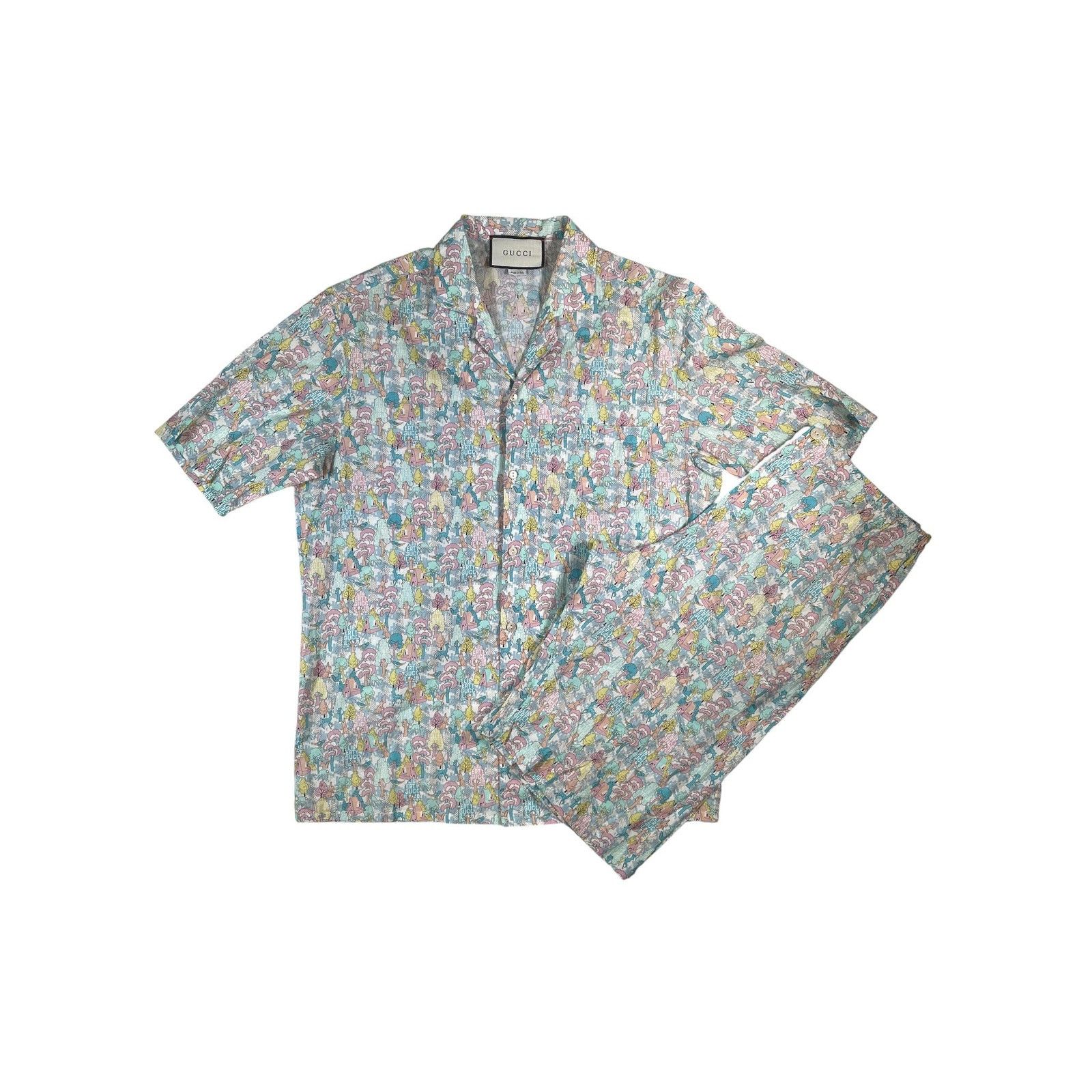 Gucci Gucci 'Liberty' Button Up Set Size US M / EU 48-50 / 2 - 1 Thumbnail