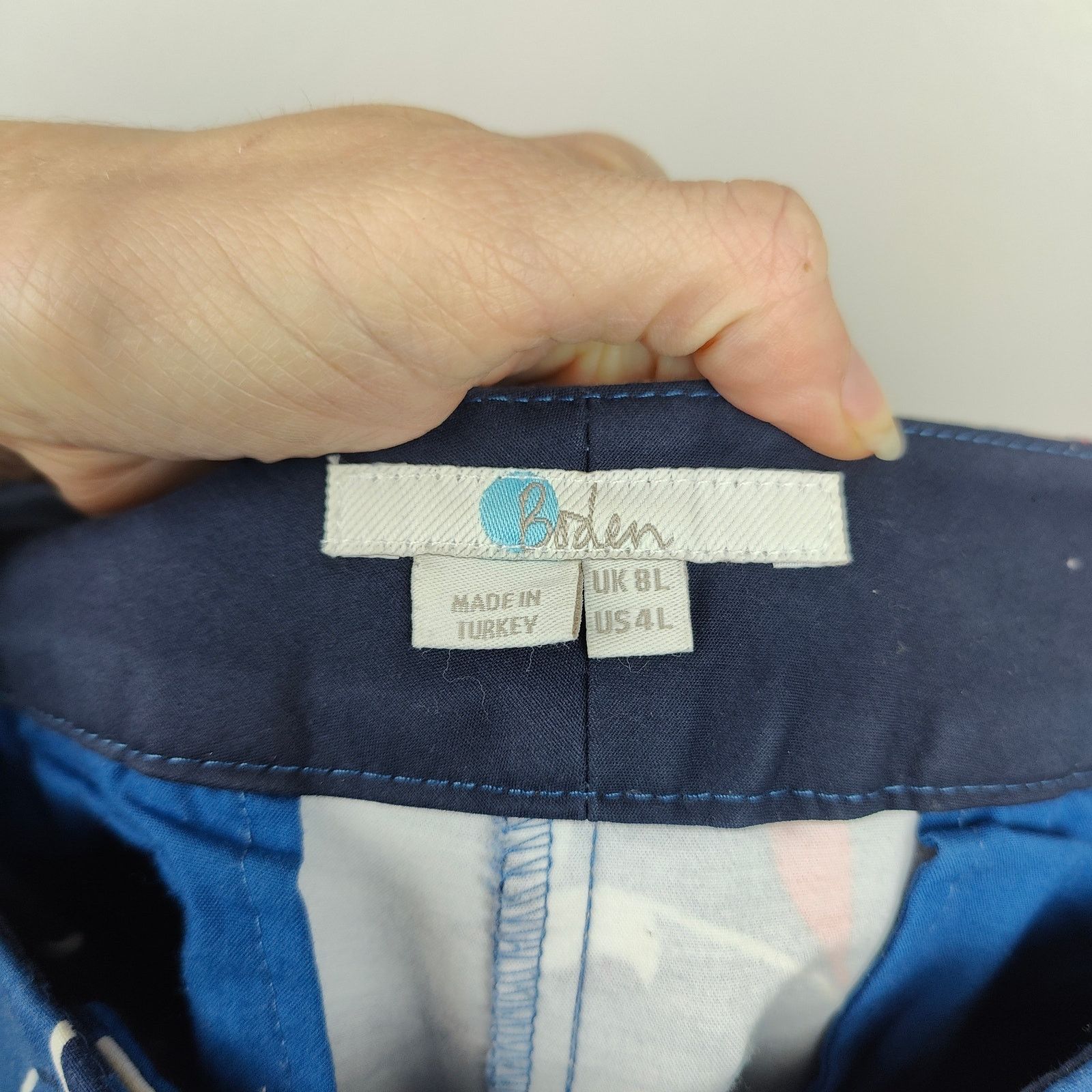 Boden Boden Richmond 7/8 Pants Womens 4L Long Length Blue Size 27" / US 4 / IT 40 - 7 Thumbnail