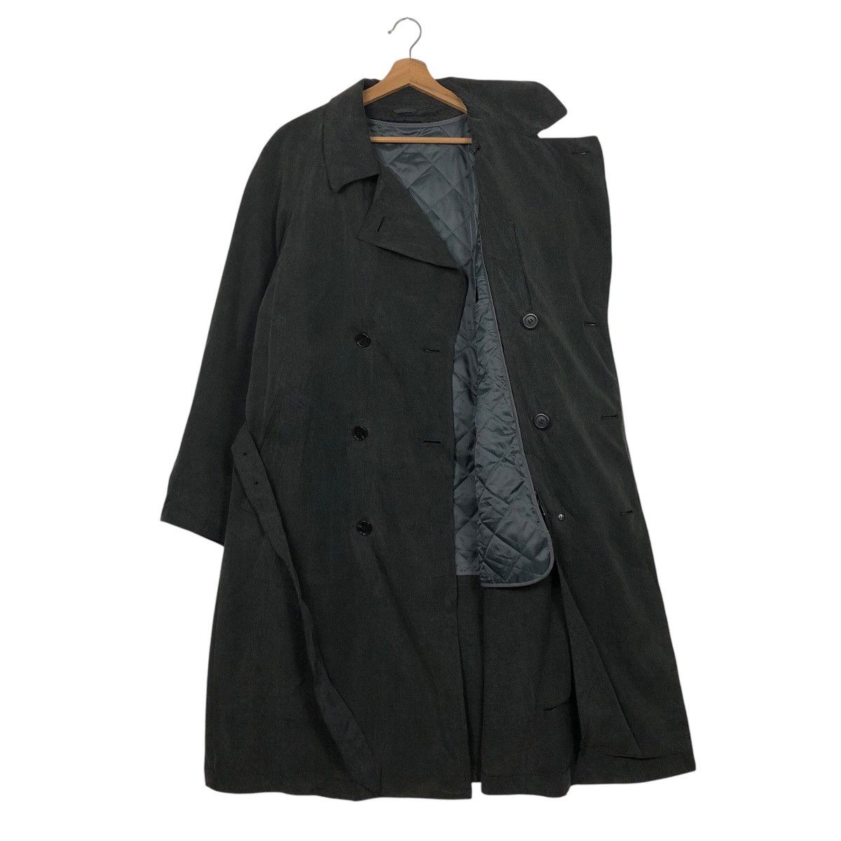 Japanese Brand 📌Vintage Long Jacket Rich Black Christian Aujard Homme Size US M / EU 48-50 / 2 - 13 Thumbnail
