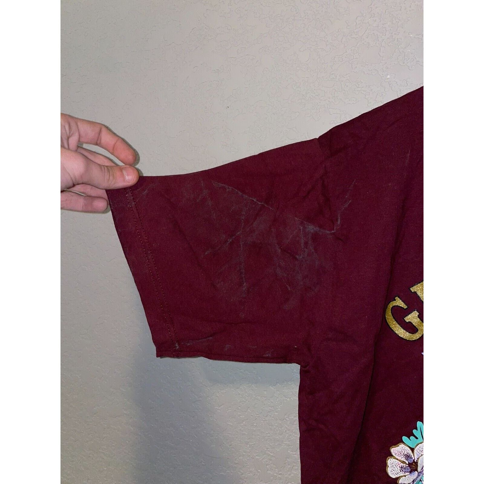 Jerzees Vintage Gettysburg Shirt Wildflowers Flower Red Tee 90s VTG Size US M / EU 48-50 / 2 - 6 Thumbnail