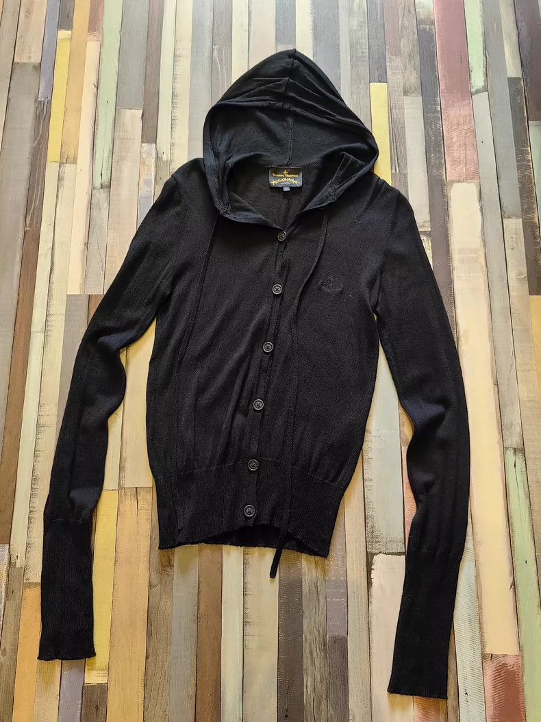 Vivienne Westwood Vivienne Westwood Knit Hooded Cardigan - dmc Size US L / EU 52-54 / 3 - 1 Thumbnail