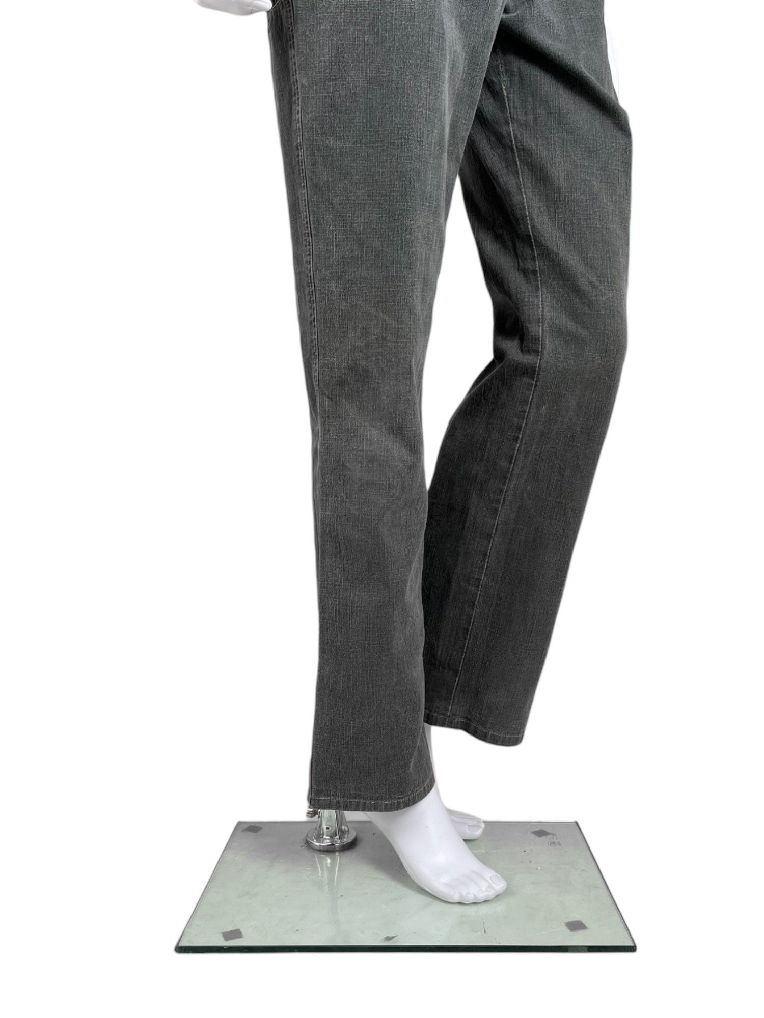 Chanel by Karl Lagerfield S/S 2003 Grey Bootcut Jeans Size 27" / US 4 / IT 40 - 6 Thumbnail